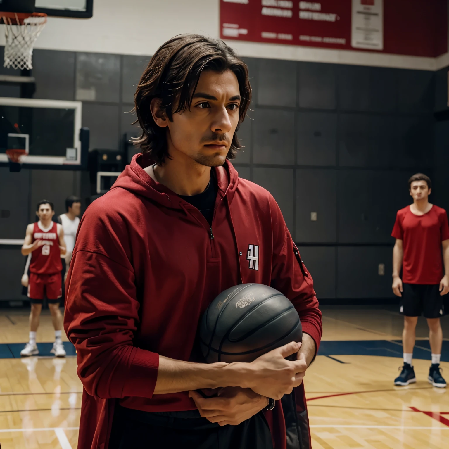 The professor in money heist playing basketball