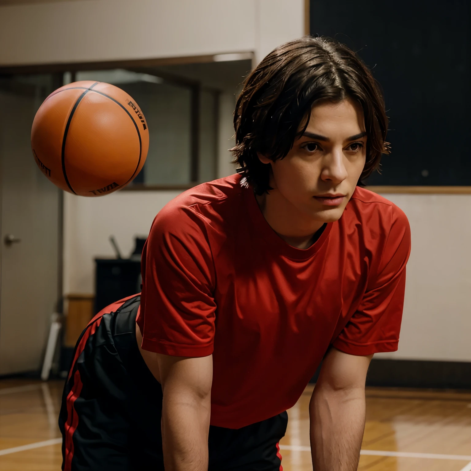 The professor in money heist playing basketball