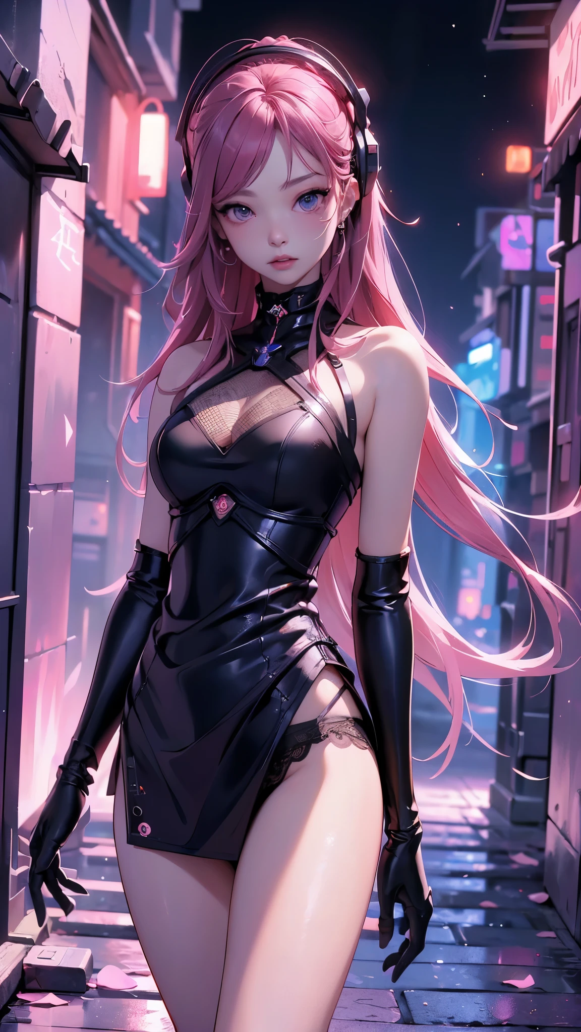  (La mejor calidad,A high resolution,Ultra - detallado,actual),Jennie con un miniskirt rosado, top plastic amarillo, (background alley walls big stones cyberpunk night :1.4), (Jennie blackpink V2.1), More detailed 8K.motor irreal:1.4,UHD,La mejor calidad:1.4, fotorrealista:1.4, textura de la piel:1.4, obra maestra:1.8,obra-prima, mejor calidad,objeto Objeto], (detailed face features:1.3),(Las proporciones correctas),(Ojos hermosos azules),  (pose vaquero), ,( ciberpunk 2.1), (estilo kawaii  vestuario :1.4), (mostrando panties lingerie rojo :1.4), (fondo estilo kawaii :1.4), (alley background tokyo cyberpunk night :1.4), (dedos detailed), (Jennie kim:1.4) 