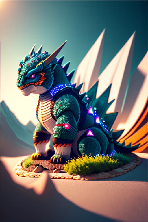best quality,4k,8k,highres,masterpiece:1.2,ultra-detailed,realistic,photorealistic:1.37, HDR,UHD,studio lighting,ultra-fine painting,sharp focus,physically-based rendering,extreme detail description,professional,vivid colors,bokeh, huge gozilla, giant gozilla, spring morning,landscape
