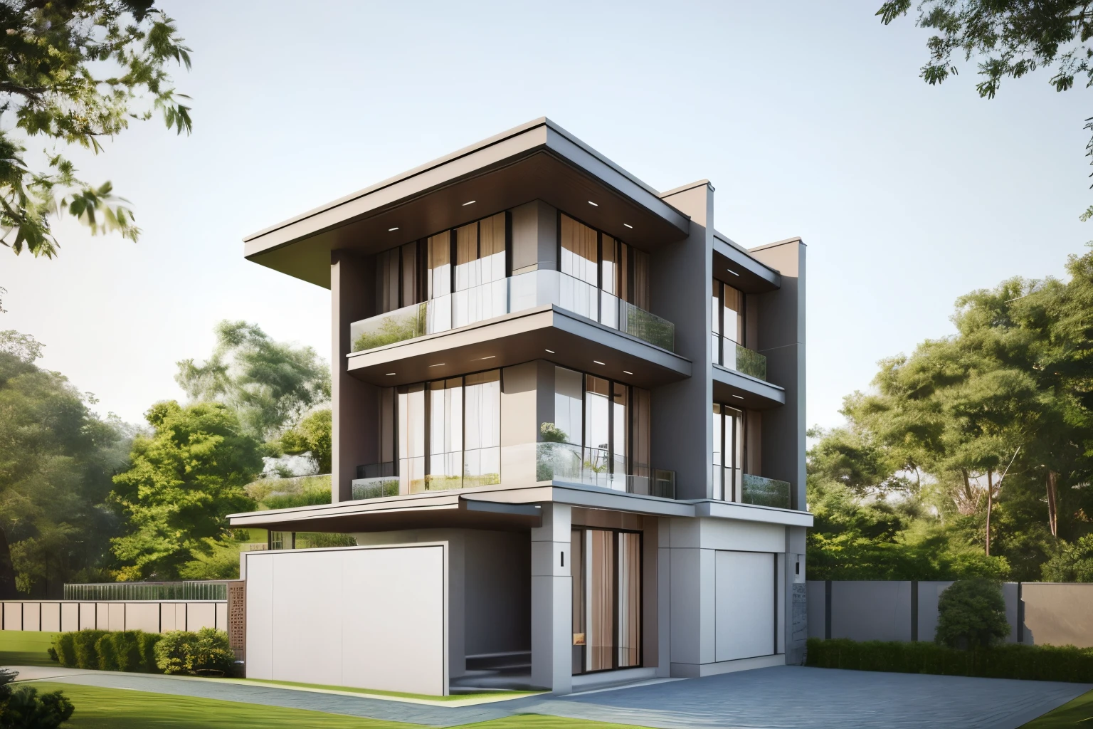 (masterpiece, best quality:1.2), 1villa, a rendering of a modern house with a lot of windows, architectural visualization, residential, architectural rendering, high quality rendering, wide angle exterior 2022, overall architectural design, rich house, 8k vray render, concept house, very realistic render, exterior design, precise architectural rendering, highly detailed architecture, gang house, quality rendering, ”ultra realistic