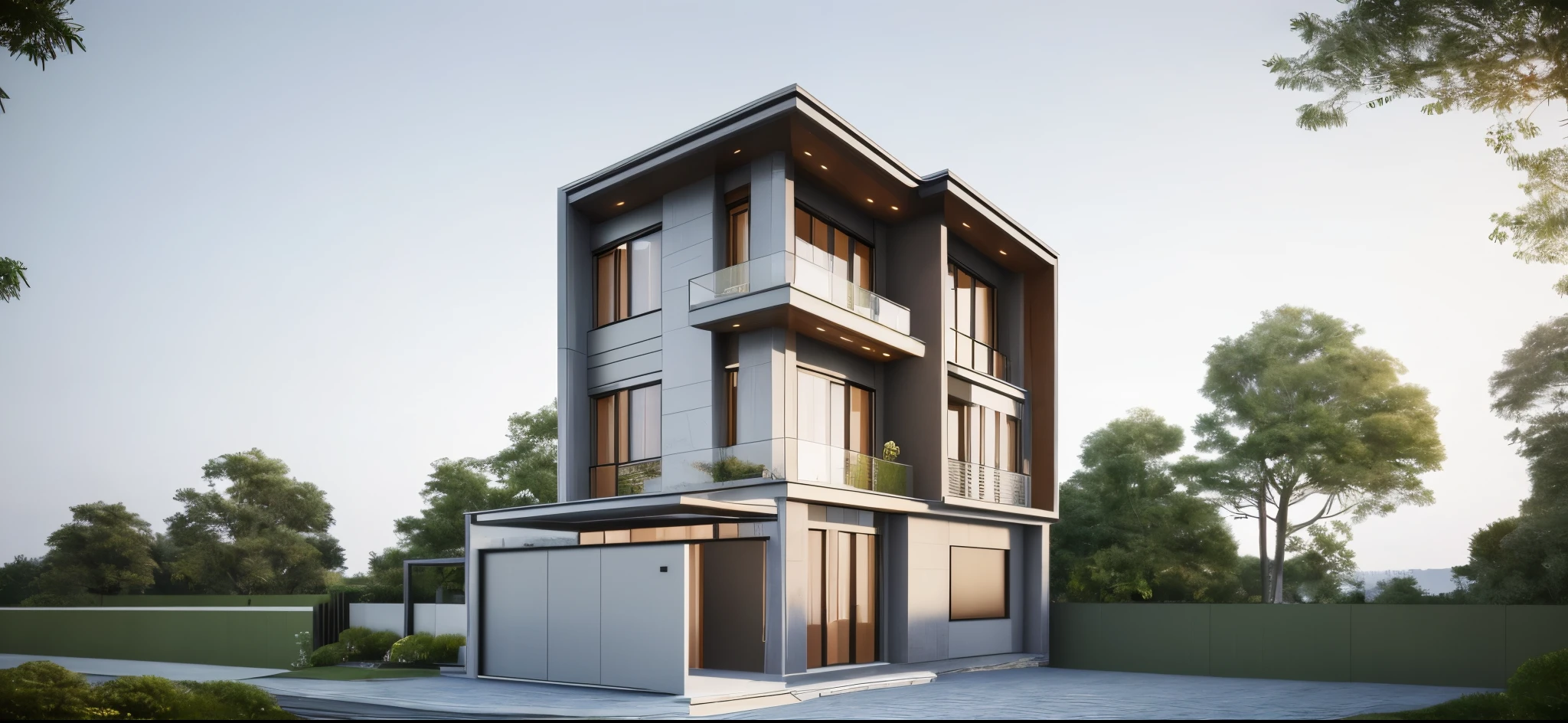 (masterpiece, best quality:1.2), 1villa, a rendering of a modern house with a lot of windows, architectural visualization, residential, architectural rendering, high quality rendering, wide angle exterior 2022, overall architectural design, rich house, 8k vray render, concept house, very realistic render, exterior design, precise architectural rendering, highly detailed architecture, gang house, quality rendering, ”ultra realistic