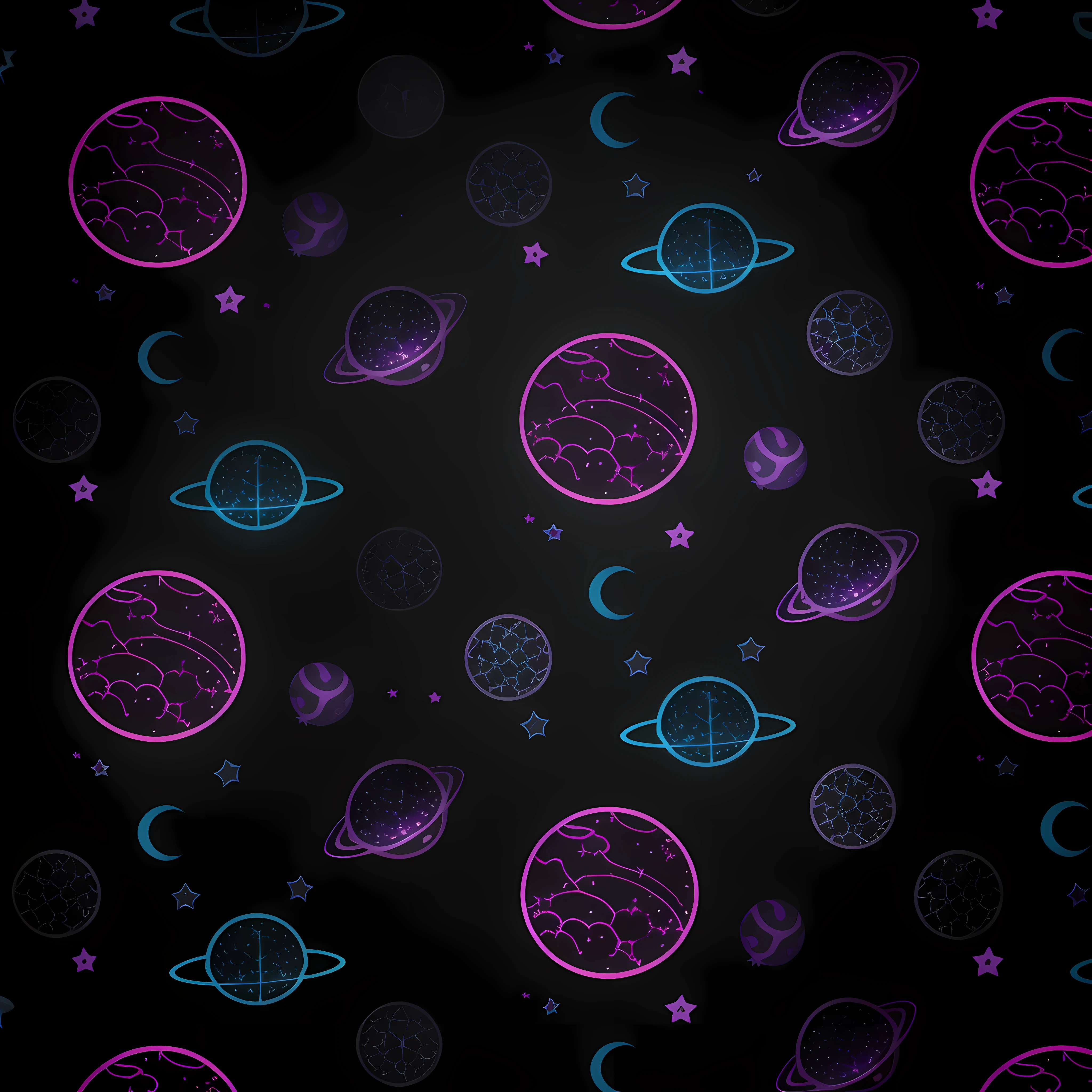 Purple galactic background, pink and blue color,with white stars