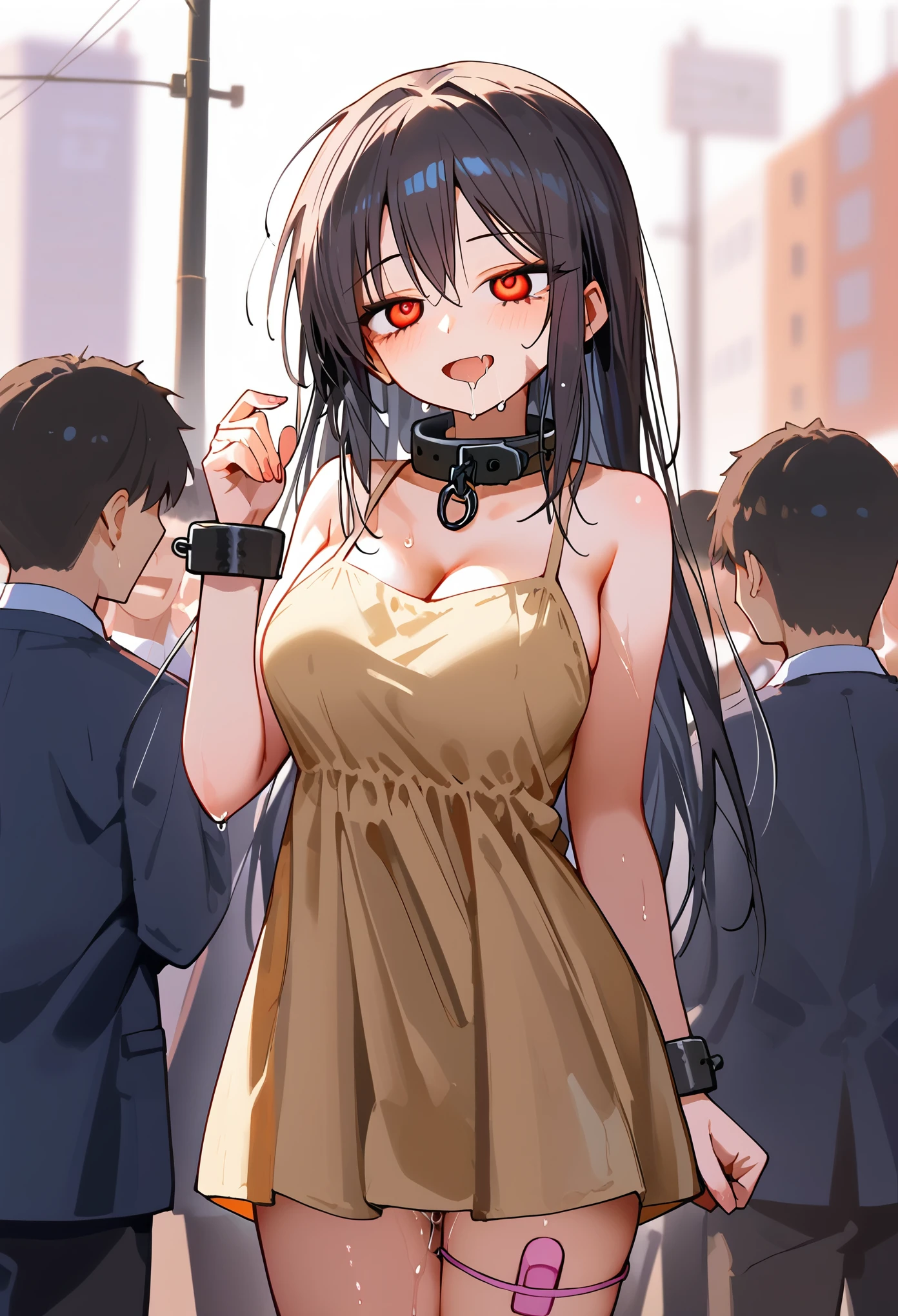 NSFW, megumin, kono suba, small breasts, flat chest, skinny, thin, short, small, defined ass, cute feet, nervous, afraid, scared, worried, children’s bra, kids bra, wearing a choker, sweaty, breathing heavy, in an airport, surrounded by people, many people, rush-hour, group surrounding, group watching, girl getting searched, man spotting hands on, man patting down, airport security, strip search, cavity search, airport search, security checkpoint, airport checkpoint, metal detectors, clothes on floor, man grabbing shirt, man grabbing arm, boob grab, chest grab, ass grab, butt grab, cheeks grab, abdomen grab, arm grab, partially stripped, childlike, young, man hug, assault, attack, forced, impact frame, impact, insertion, penetration, crying, drooling, saliva, kids, kids play, shocked, tazed, zapped, electrocuted, pulling clothes, group pulling clothes on ground, on ground, laying down, surrounded touching, crowd and touching, on back, overwhelming, overpowering, can’t fight back, children, children playing, children touching, helpless, hands, group rape, therapist, public use, pedophile, zombies,