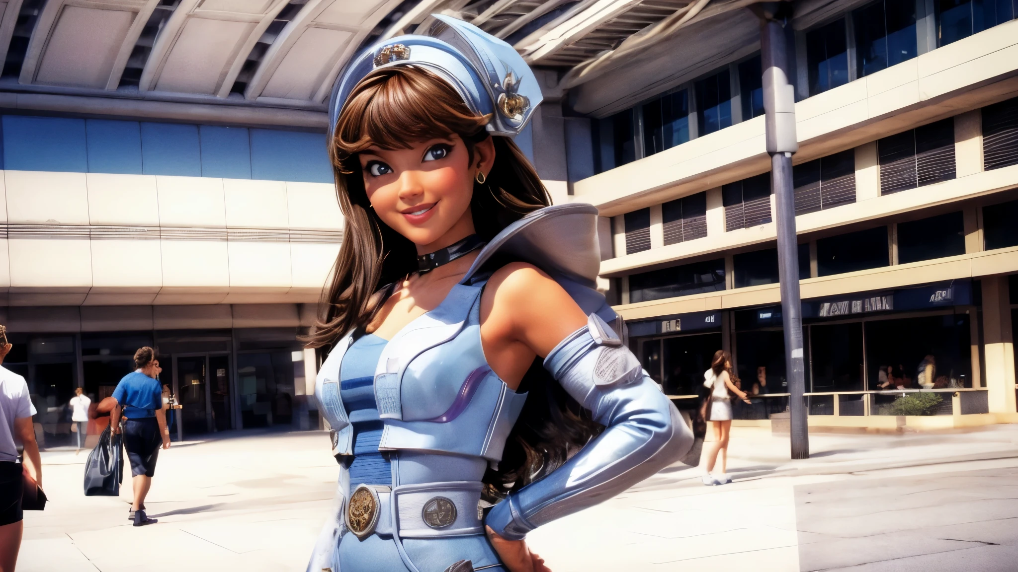 (best quality,4k,8k,highres,masterpiece:1.2),ultra-detailed, College Girl shopping in a mall, strutting her stuff, Smiling and laughing, Flirting with the viewer, HDR, 8k, absurdres, cinestill 800, sharp focus, add_detail:3 (solo woman)