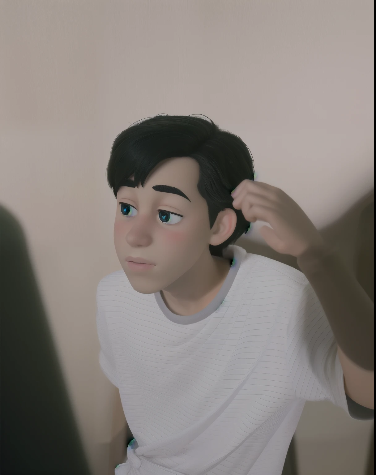 A boy in disney style