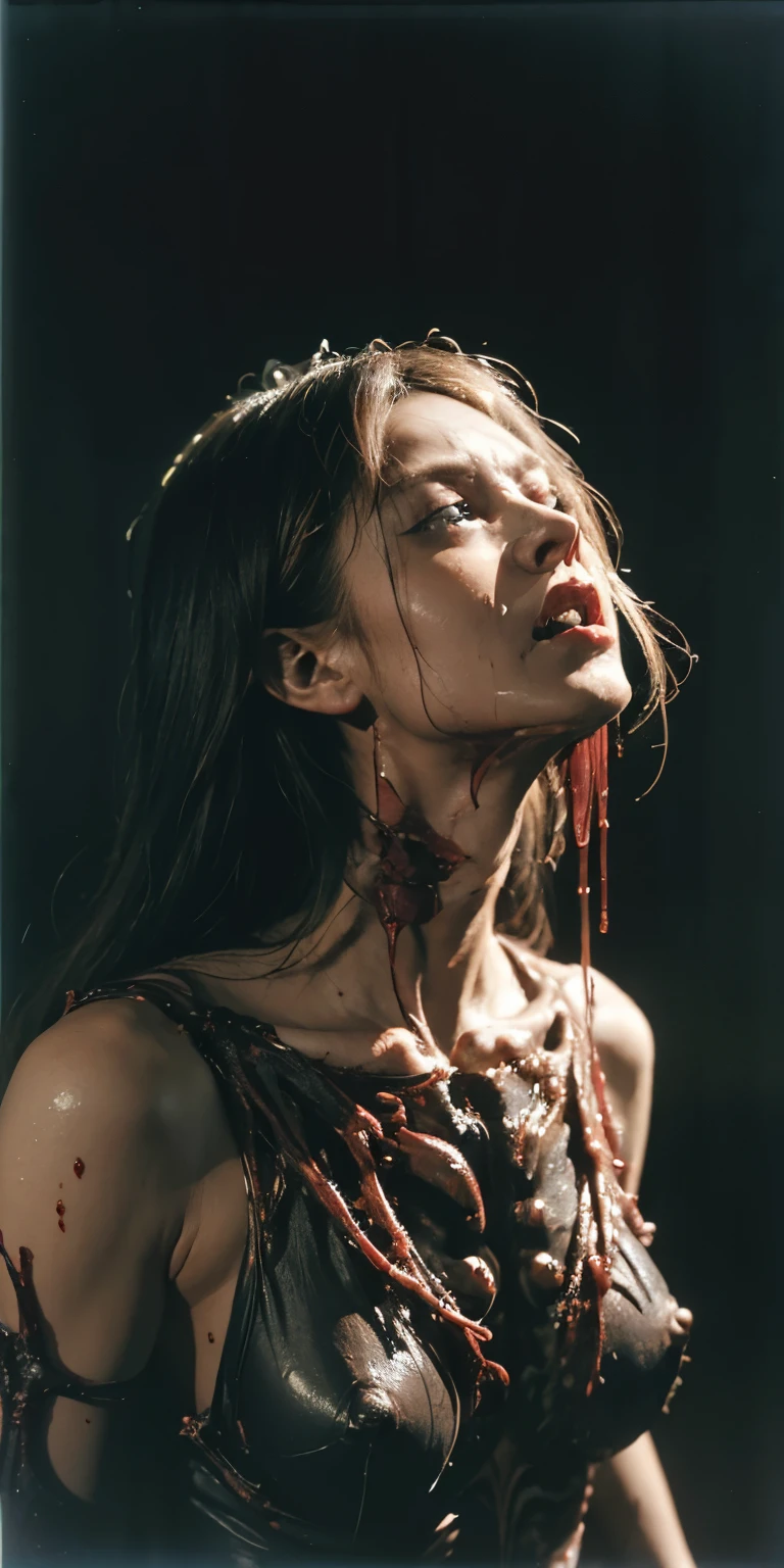 (physical fear:1.4), portrait , close , (biomachine:1.3), (Bloody:1.2), living things, (flashy:1.2), Hans Giger, many hands, (tangled:1.2),
granular, extremadamente be familiar with, 複雑なbe familiar with, dynamic lighting, realistic, Natural light, weak light,
(masterpiece, be familiar with, High resolution: 1.2), Blood, red liquid , red