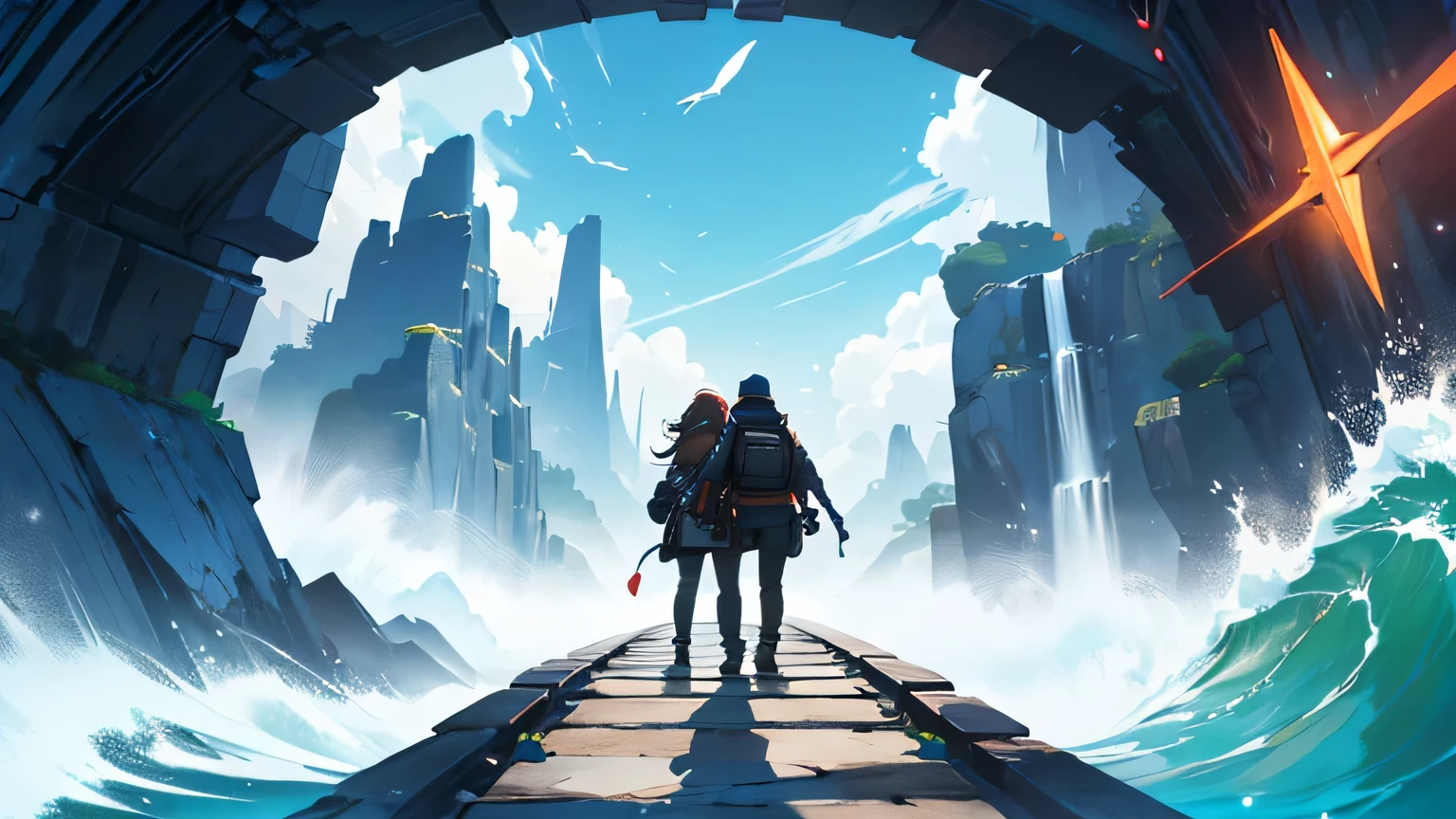 Create a minimalist but detailed logo for a couple's channel named "One Day at a Time" that embodies the essence of travel, adventure, and gaming. The design should be modern and engaging, conveying a sense of journey, companionship, and the playful spirit of gaming. Incorporate elements that symbolize exploration, such as a compass or a map, intertwined with gaming icons like a joystick or gamepad. The color palette should be vibrant yet sophisticated, capturing the excitement of new experiences with a touch of elegance. Render in ultra high definition, 8K resolution, to ensure every detail is captured with clarity and precision. The logo must be versatile, easy to recognize, and adaptable across various media. Please focus on creating a visual identity that resonates with a dynamic, adventurous audience, eager to explore the world one day at a time.