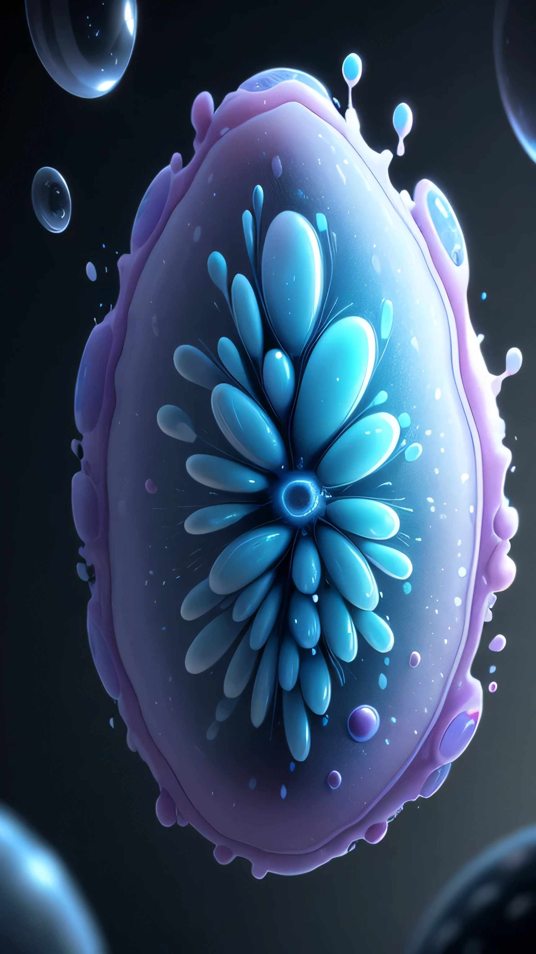 Cute bacteria, 8k, high resolution