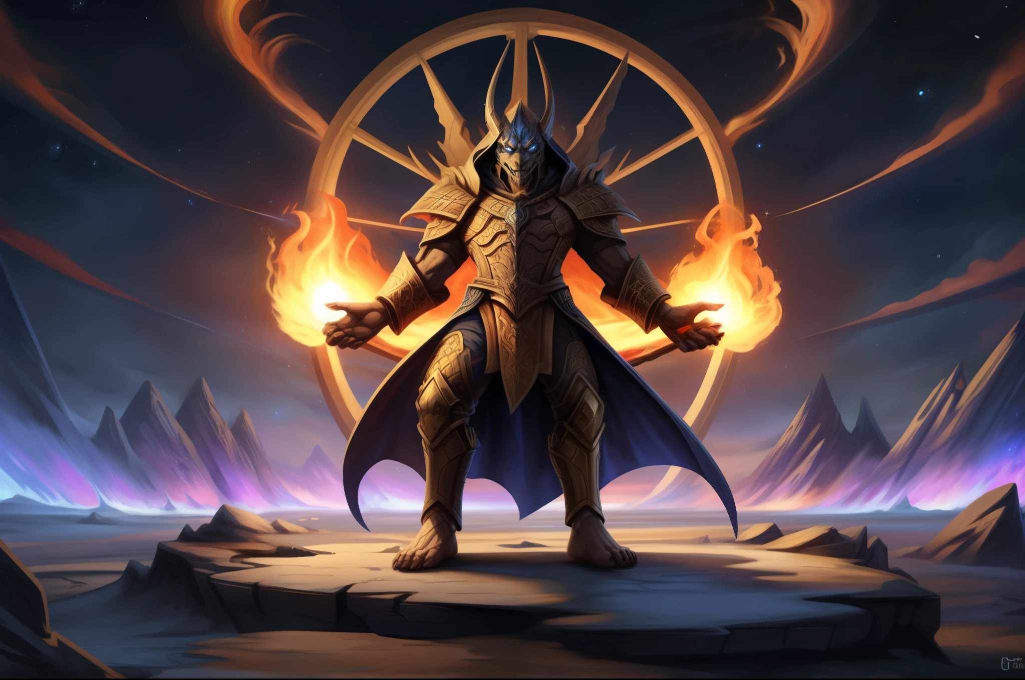 (((Barefoot furry character, full body, cinematic setting, male))) Sanctus Dominus Infernus ad astra Across the galaxy a new force of evil is rising Wizards of chaos fighting the throne of brave king of Dundee Entwined by mystic spells, they know where the sorcerer hidden Imprisoned in ice on the planet of Knights The powerful heroes of Crail Aeons of warfare returning No longer peace will survive The intergalactic great Empire of Fife will die For the king we will ride Through the dark galactic skies To defeat the foes When the chaos wizards rise Now the universe will burn Evil sorcerer returns Tragic fate rages tonight Chaos wizards rise! Sanctus Dominus Infernus ad astra BREAK, detailed background (modern lab), 8K, (masterpiece:1.5), intricate details, highly detailed, extreme detail, octane render, fine art, best quality, highres, (detailed face:1.5), ((full_body)), UHD, (((perfect hands)))