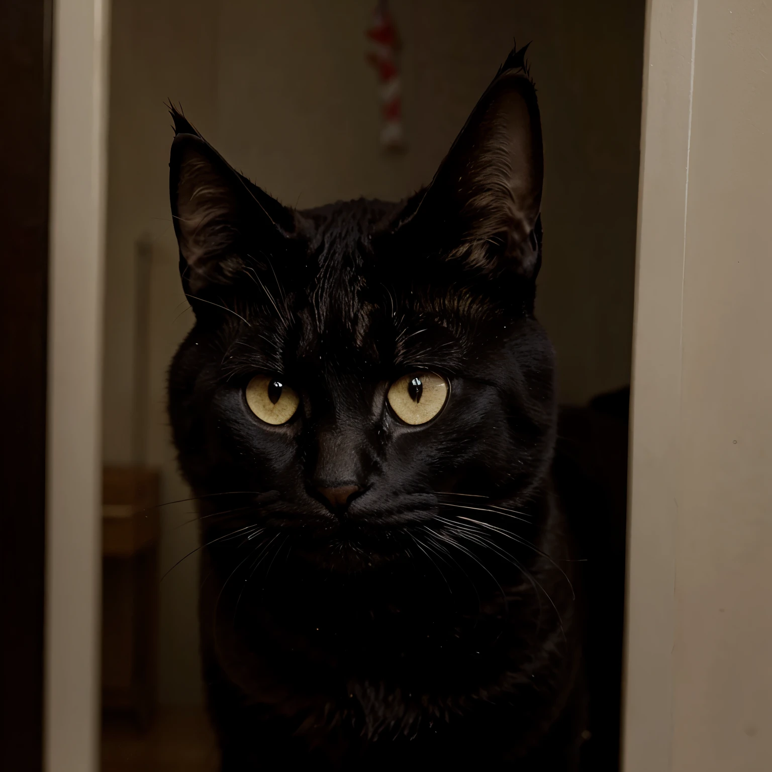 Shadowpaw: Shadowpaw is a mysterious black cat with eyes that gleam like orbs of polished onyx. His fur is sleek and lustrous, blending seamlessly into the darkness of the night. He moves with silent precision, his movements as fluid as the shadows he calls home. Despite his enigmatic nature, his loyalty to those he deems worthy is unwavering.