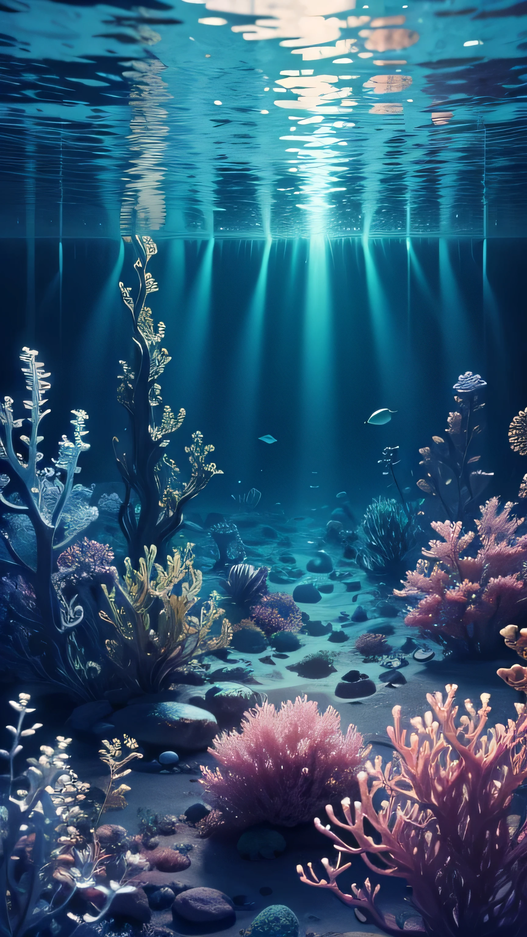 underwater world, 8k, high quality
