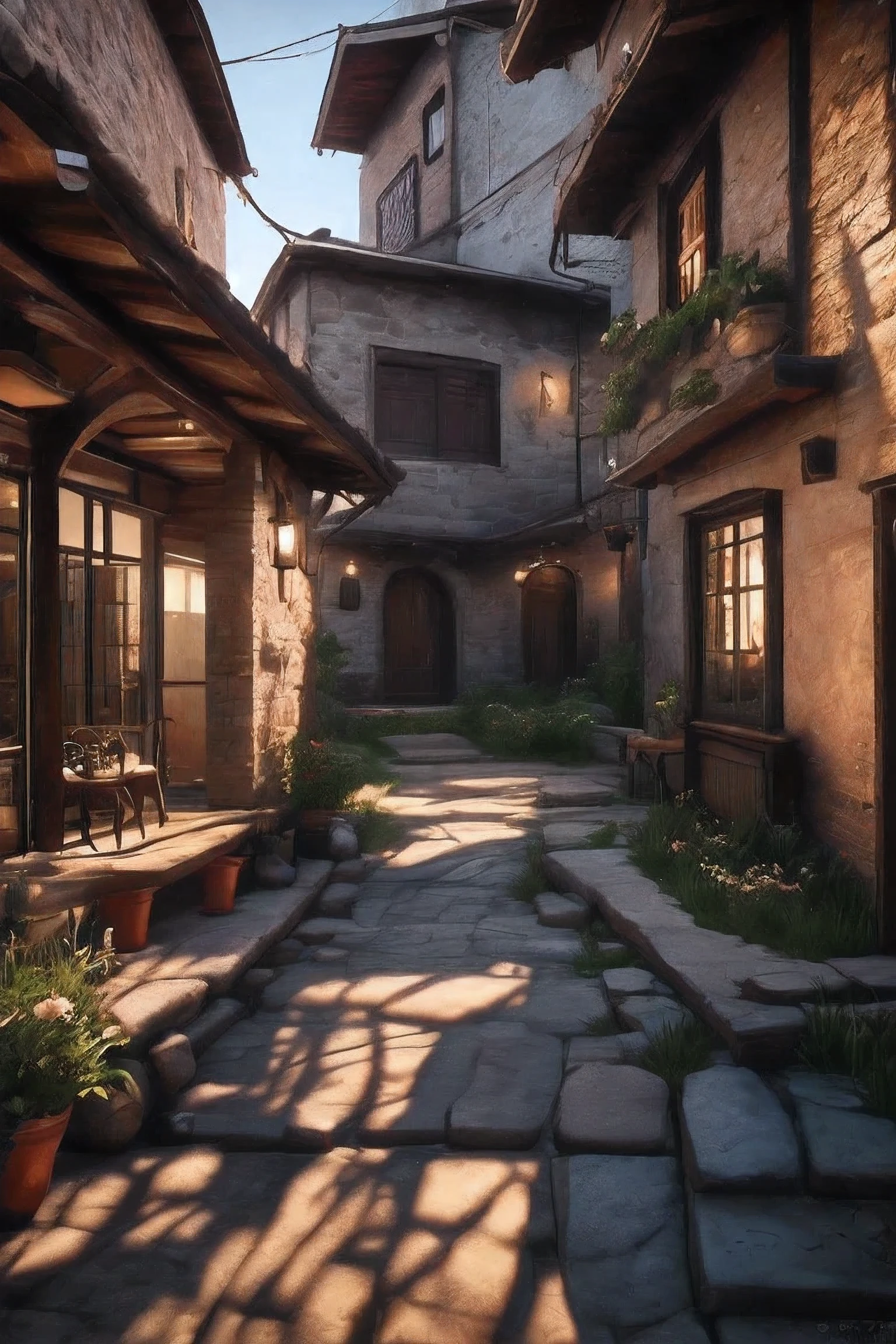 Realistic Photography, Village , Unreal Engine