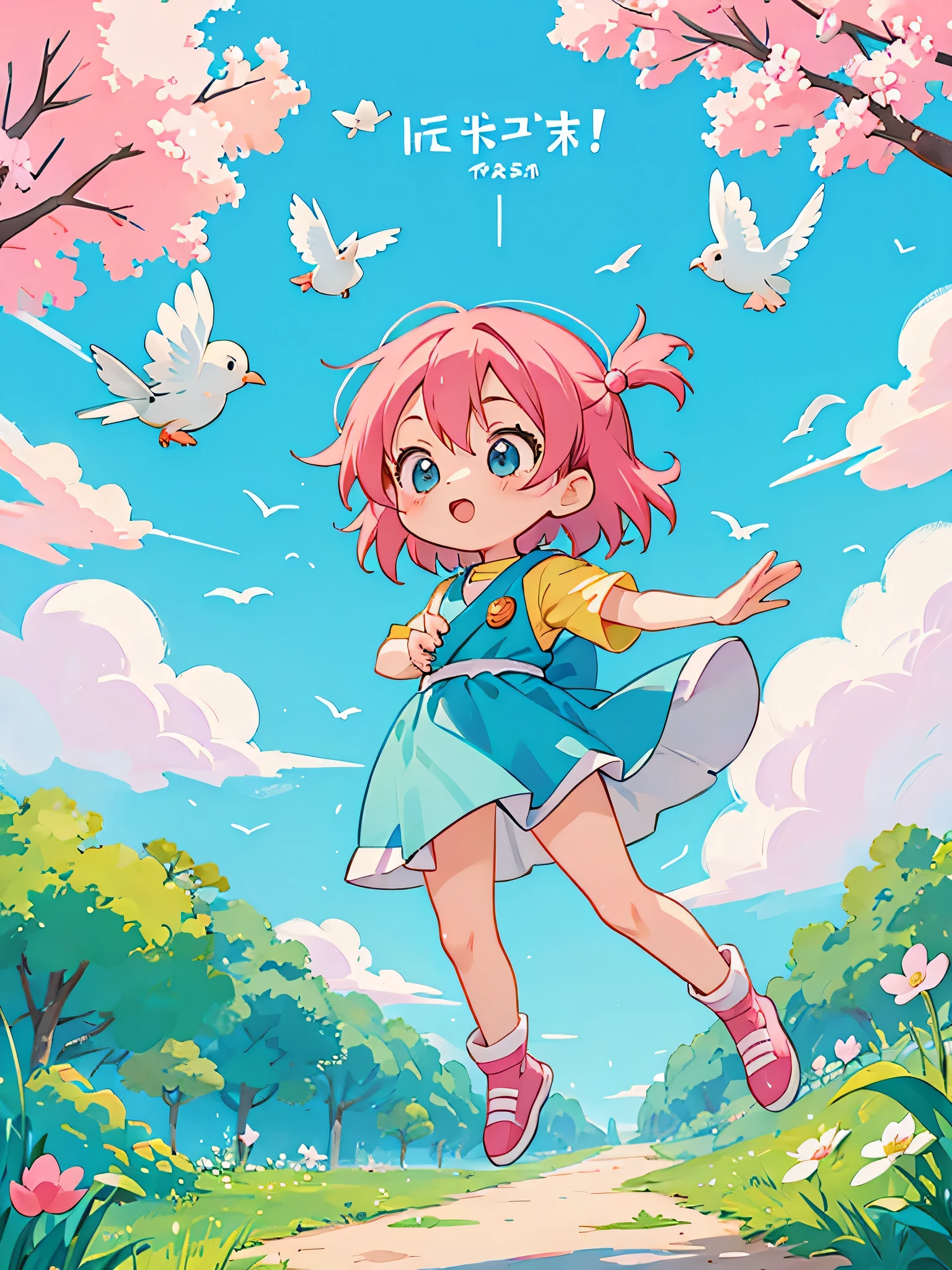 <lora:0009Hrin:1>,rin,short hair,chibi,
