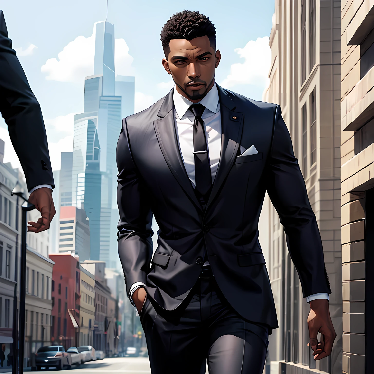 A black male spy