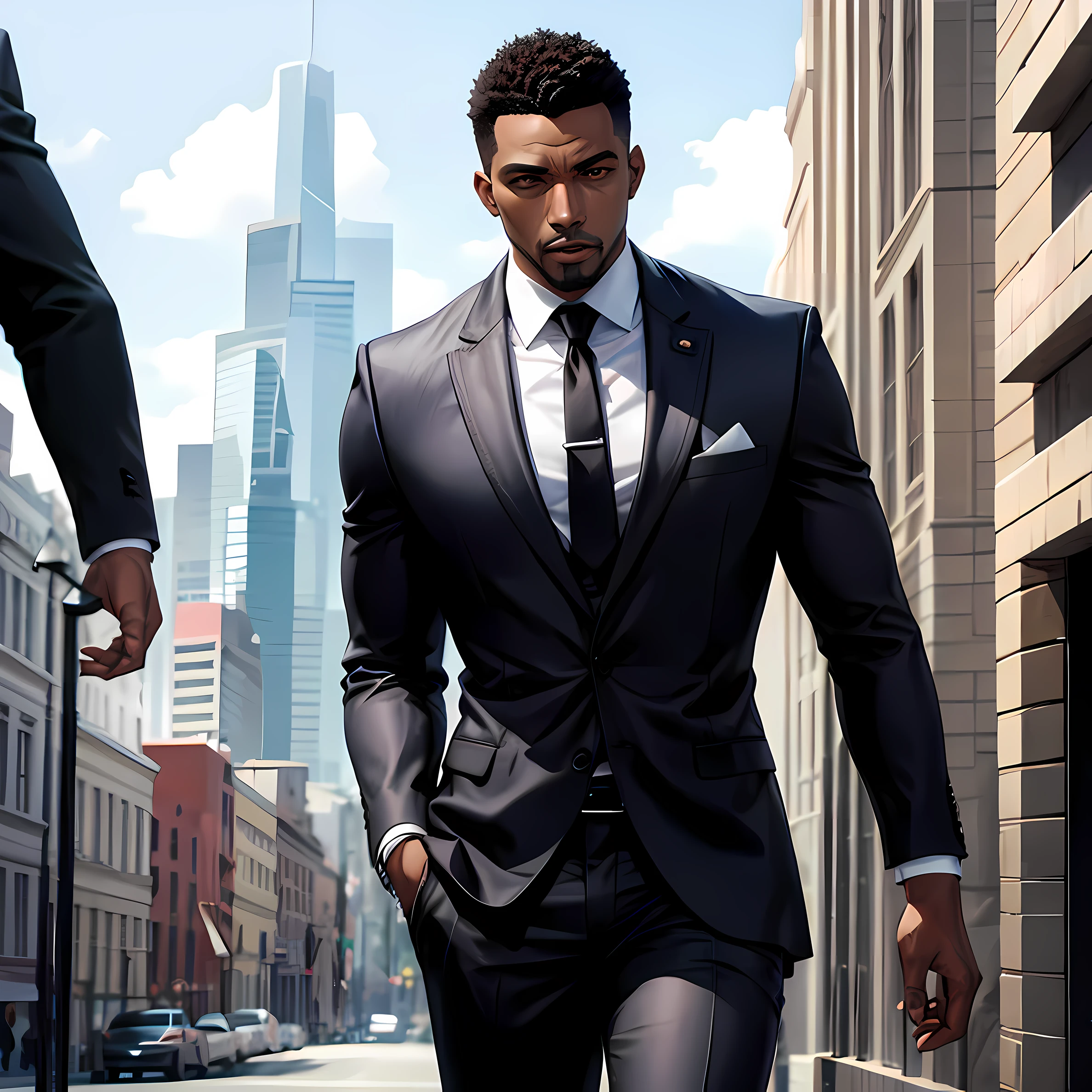A black male spy