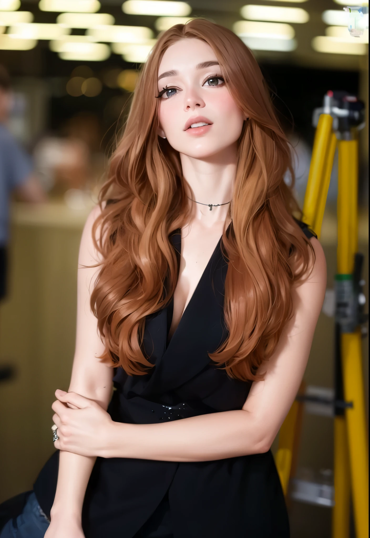 Marina Ruy Barbosa, extremamente realista, muito linda, ruiva