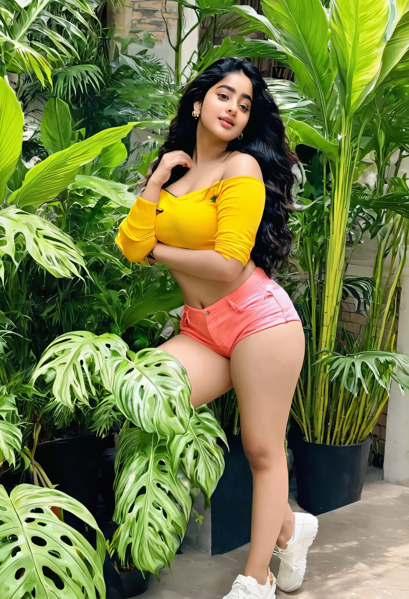 Jahnvi Kapoor big with plants hottest