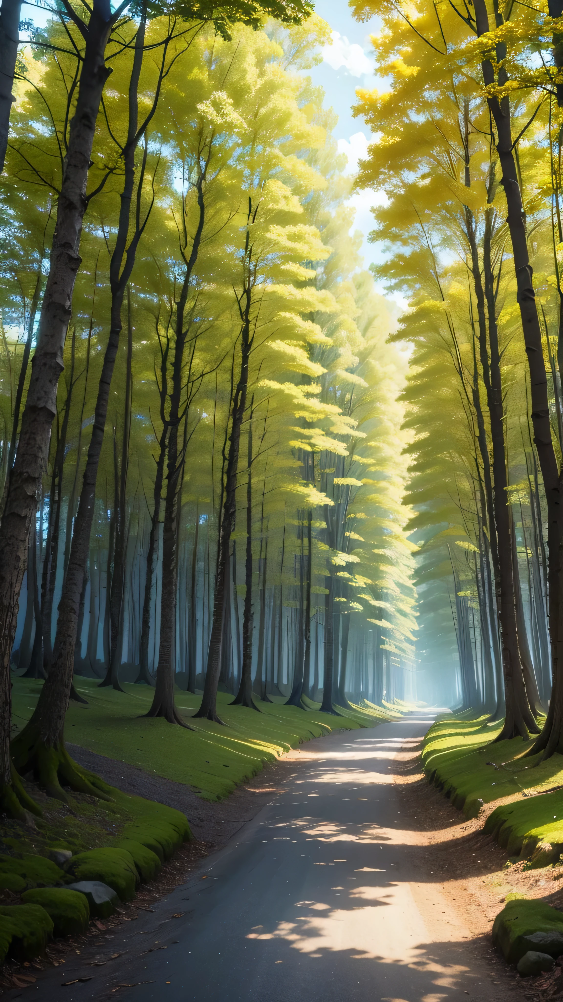 Short Beech trees, 8k, high quality