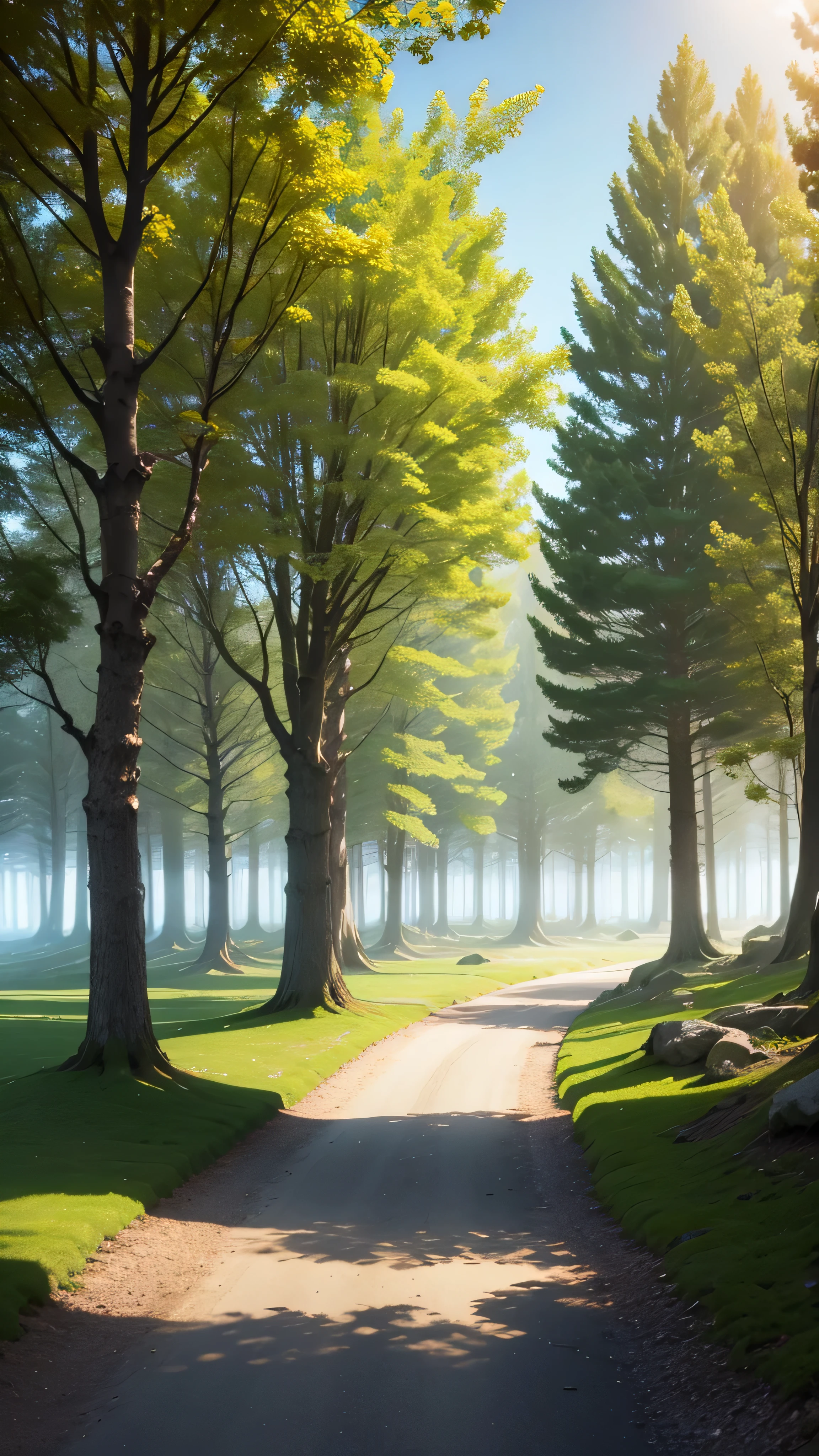 Short Beech trees, 8k, high quality 