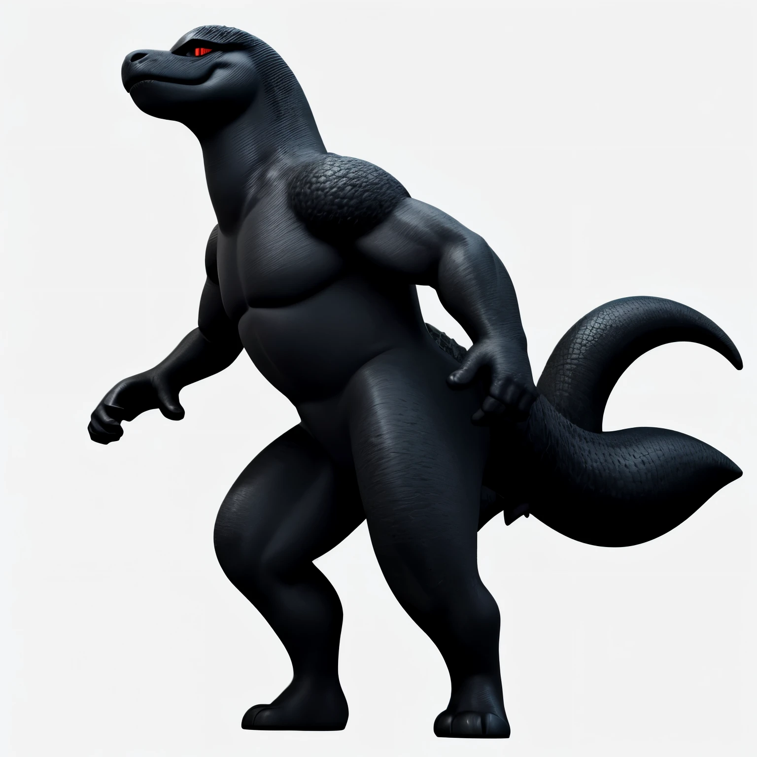 Godzilla, (masterpiece, best quality:1.2), broken city, broken land, fire,3d, solo, figure, no humans