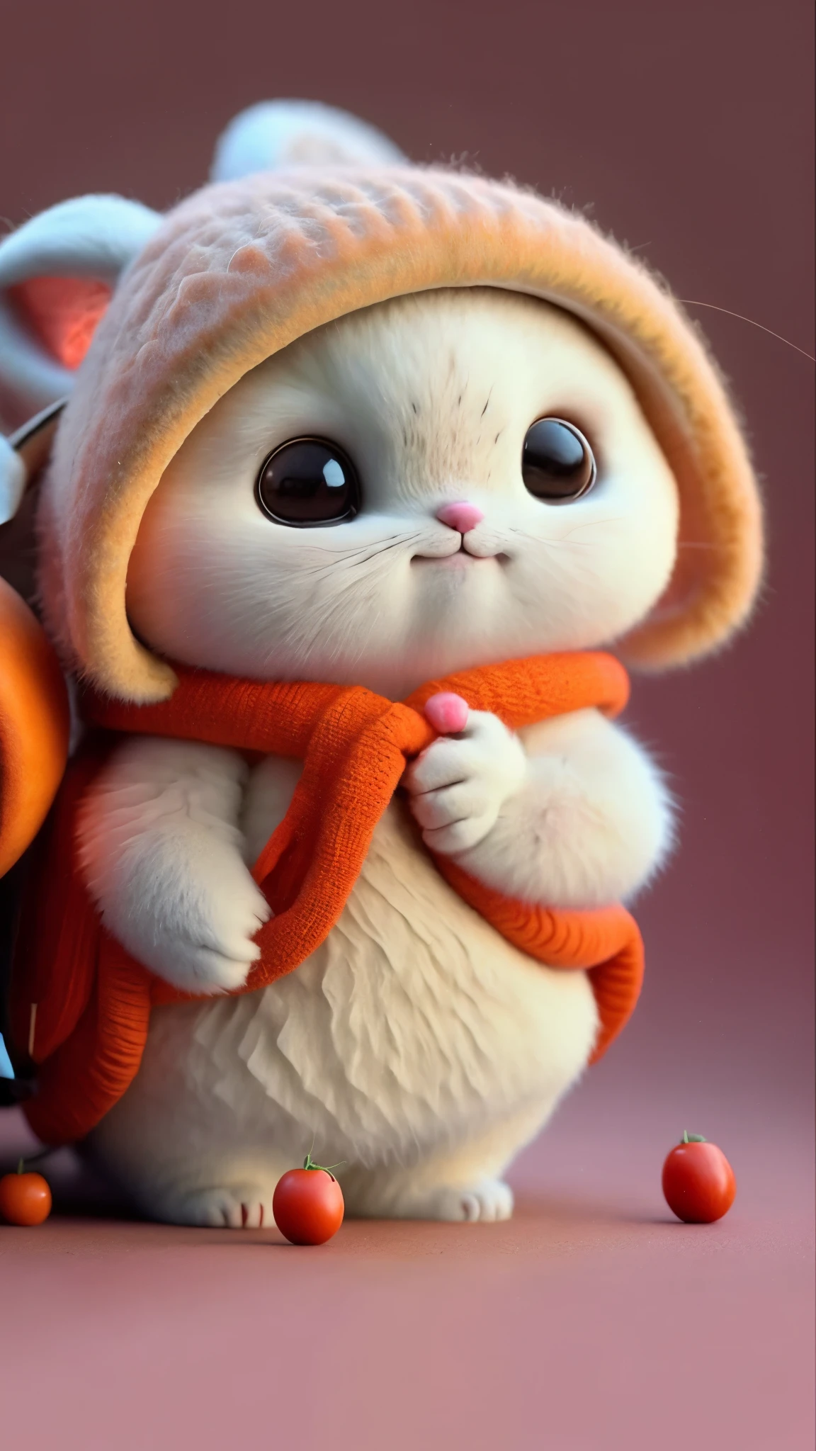 : 3。Cat cat、realisticlying、Furry animals、carrots、Be red in the face、morango、food、the fruits、full bodyesbian、Hats、Earphone、Non-human、Bananas、tomato、water melon