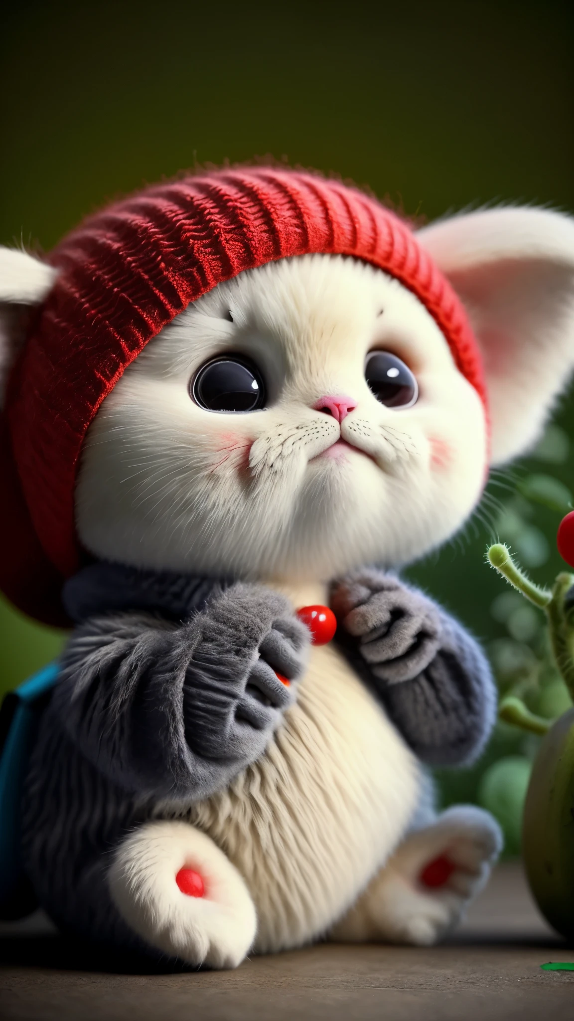 : 3。Cat cat、realisticlying、Furry animals、carrots、Be red in the face、morango、food、the fruits、full bodyesbian、Hats、Earphone、Non-human、Bananas、tomato、water melon
