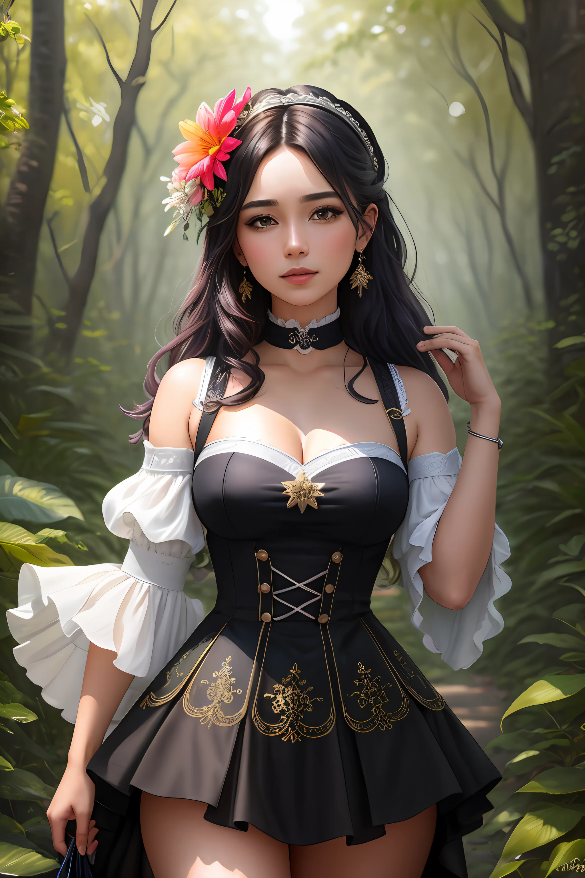 obra-prima, melhor qualidade, alta qualidade, papel de parede 8k extremamente detalhado da unidade CG, uma cena encantadora e sonhadora de uma floresta de fantasia, with tall trees, cogumelos brilhantes e vales de fadas ocultos, um rapaz happy, creating a sense of mystique and enchantment, Artistic Station, digital illustation, intrincado, trend, pastels colors, oil-painting, fotografia premiada, Bokeh, profundidade de campo, HDR, flor, chromatic aberration, fotorrealista, extremamente detalhado, trending on ArtStation, trend at CGSociety, intrincado, alto detalhe, Dramatic, arte no meio da jornada