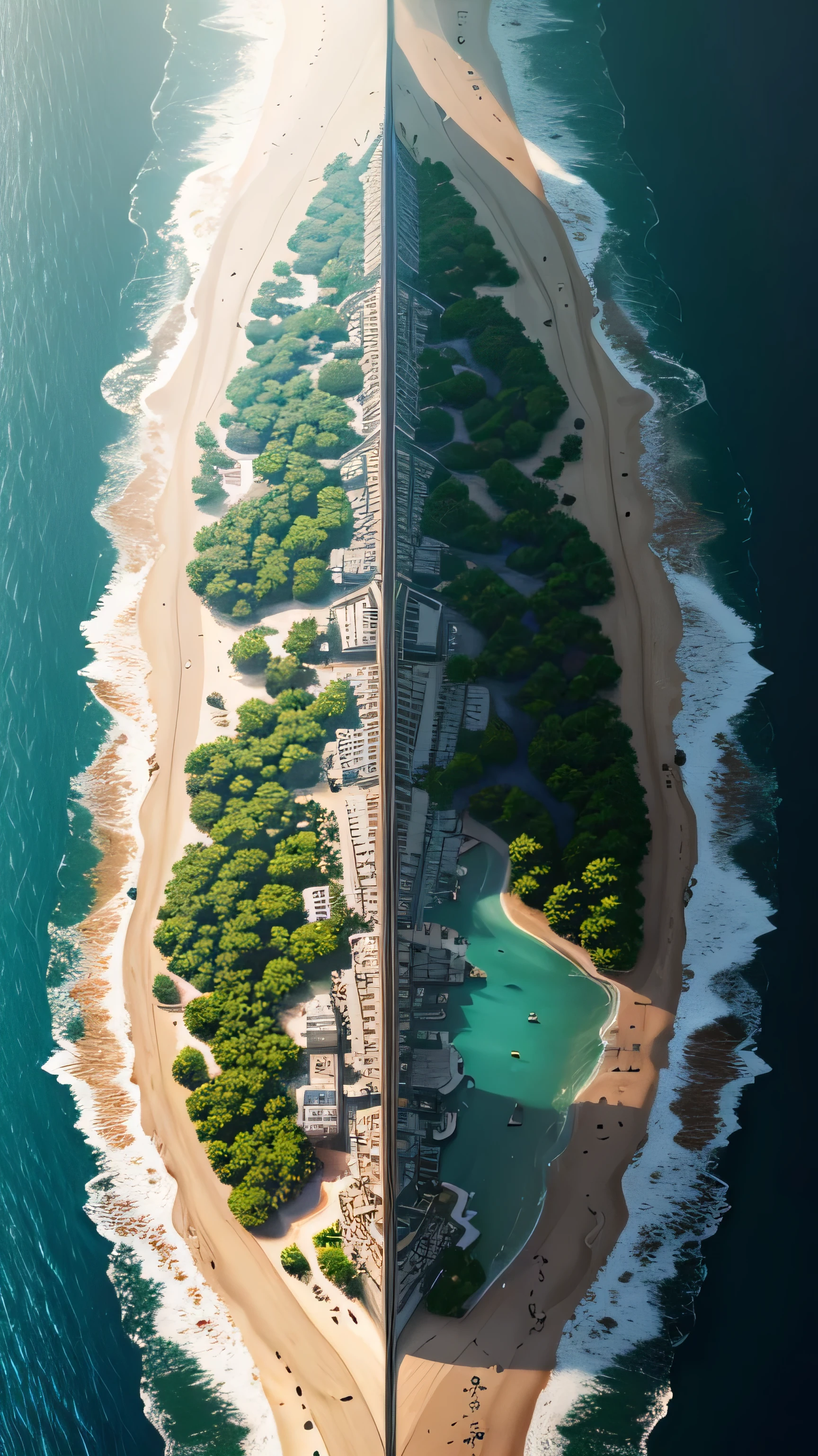 ghost island, 8k, high quality