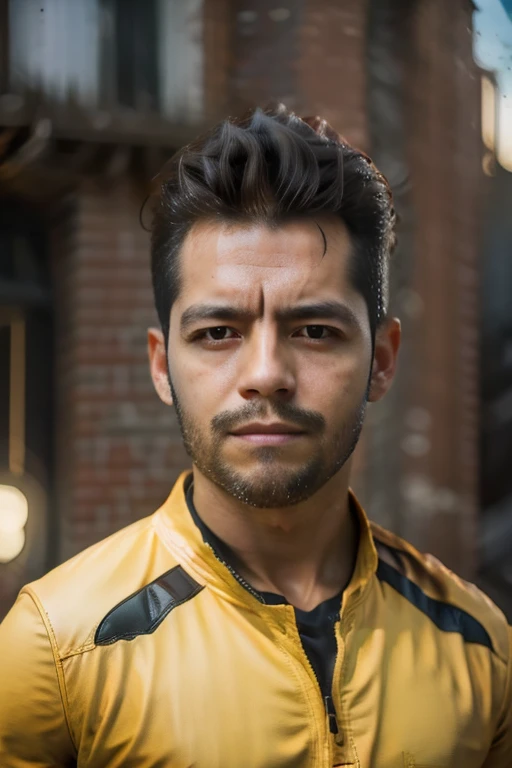 Cambiar Cyberpunk chico guapo de fondo, cara realista (Jahzface), 8K, ultra realista |