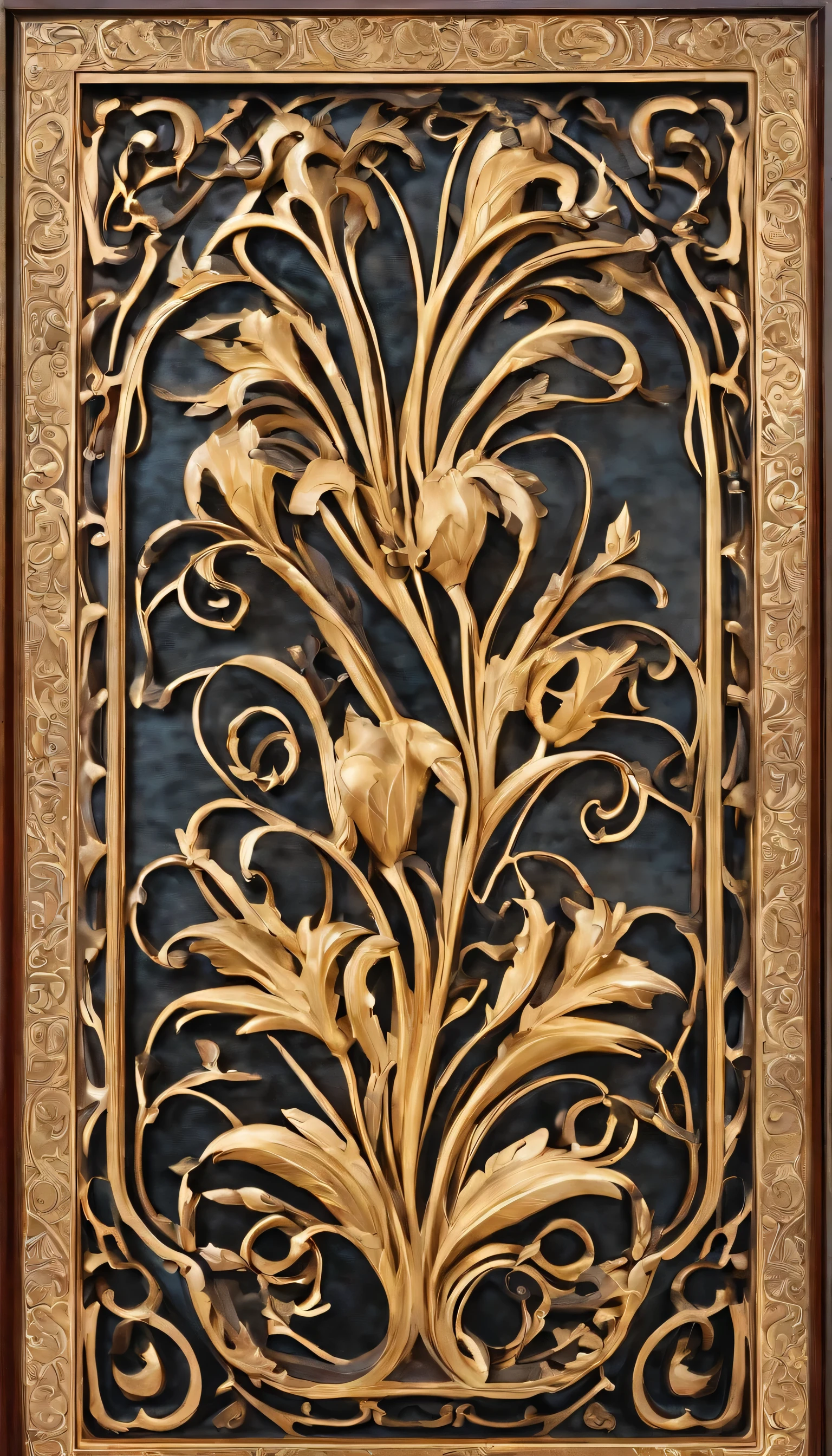 Figured plaque，Solid wood and stone combined with the work of a master，the masterpiece，8 k