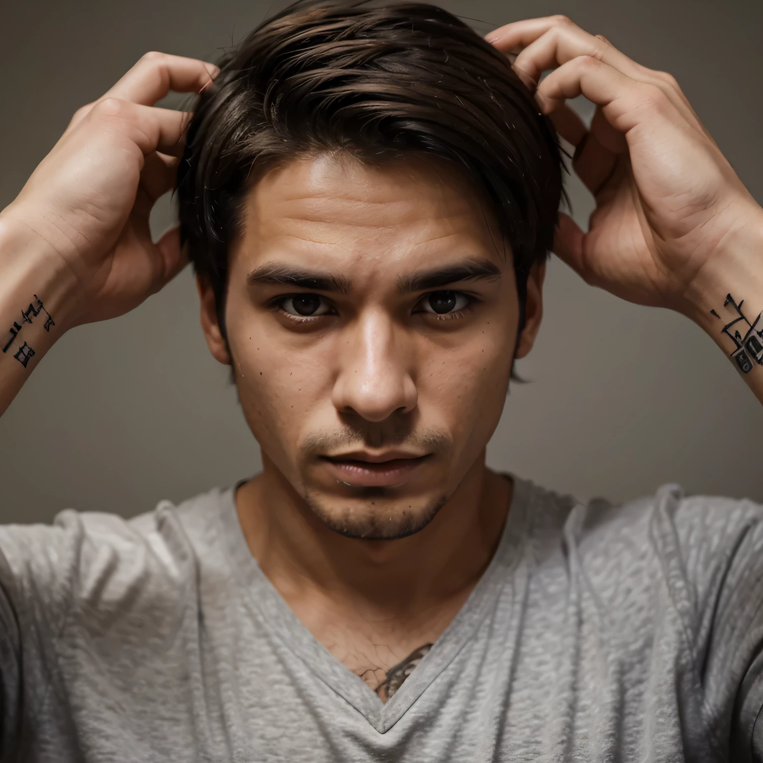 Male, man addict 25 years old