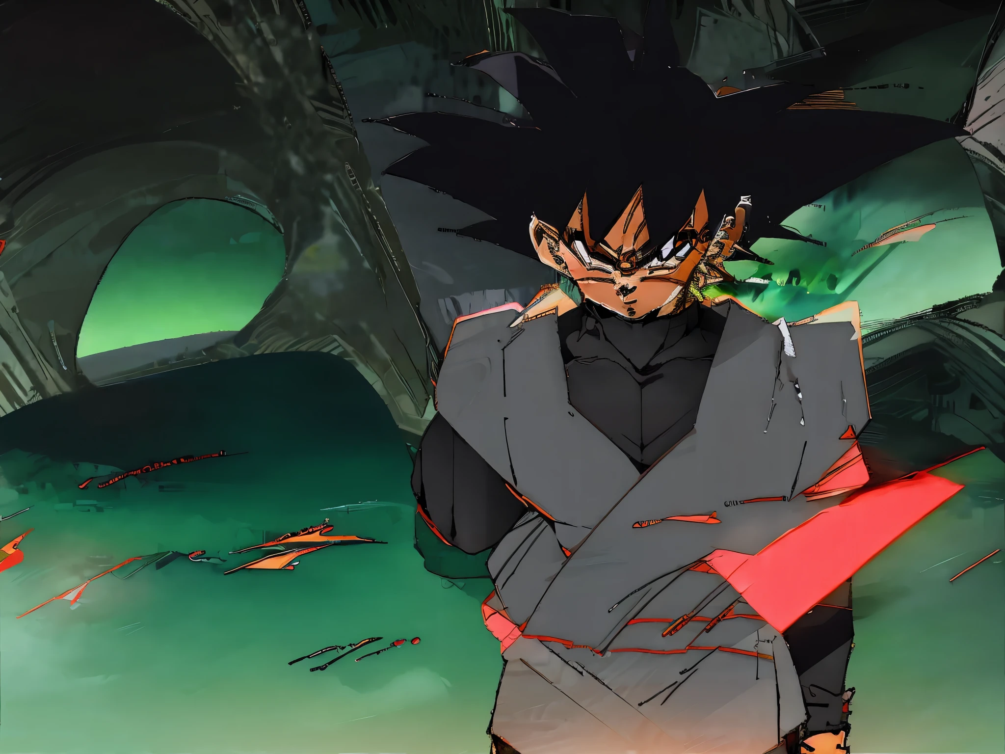 Goku Black in the gym
