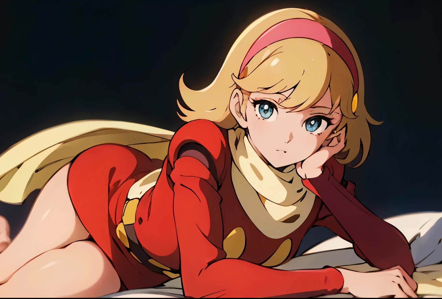 From side,Lying,in the bed,Full body,beautiful legs, beautiful slender things ,masterpiece, highest quality, bedroom ,1 girl,white lace panties,
cyborg 003, blonde_hair,blue eyes,scarf,8k unity wallpaper,detailed eyes,detailed face,detailed skin,anime key visual, ,highest quality, High resolution, unity 8k wallpaper, (figure:0.8), (detailed and beautiful eyes:1.6), highly detailed face, perfect lighting, Highly detailed CG, (perfect hands, perfect anatomy),masterpiece,High resolution,perfect anatomy,anime key visual,Kyoto animation,(detailed and beautiful eyes,glowing eyes,detailed hair,detailed skin,detailed wear ),highest quality,unity 8k wallpaper,super dense skin,white skin,best quality,blurry_background,