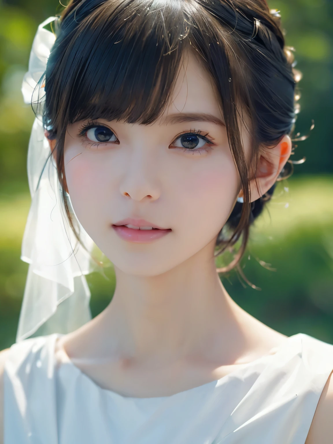 Dressed, (Photorealistic: 1.4), (Hyperrealistic: 1.4), (Realistic: 1.3), (Smooth Lighting: 1.05), (Cinematic Lighting Quality Improvement: 0.9), 32K, 1 Girl, 15 Year Old Girl, Realistic Lighting, Backlit, Face Lights, Ray Tracking, (Bright Light: 1.2), (Quality Improvement: 1.4), ( Top quality realistic texture skin: 1.4), fine detailed eyes, detailed face, fine quality eyes, (tired, sleepy and satisfied: 0.0), face close-up, t-shirt, (enhance body line atmosphere: 1.1), (enhance skin texture beauty: 1.1)