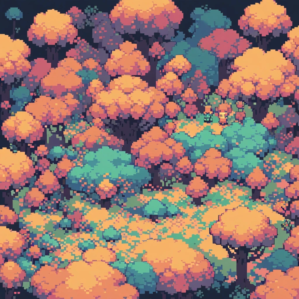 The prompt for generating a pixel art could be: "pixel art,(best quality, high resolution, detailed),(retro, nostalgic) colors,8-bit style,crisp lines and edges,small canvas,blocky pixels,limited color palette,low-fi graphics,vibrant and saturated colors,iconic pixel characters,simplified shapes and forms"