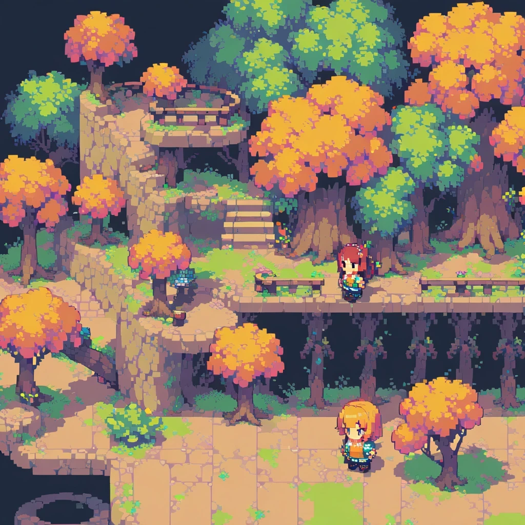pixel art,pixelated,8-bit,retro game,vibrant colors,detailed sprites,retro style,pixel animation,low resolution