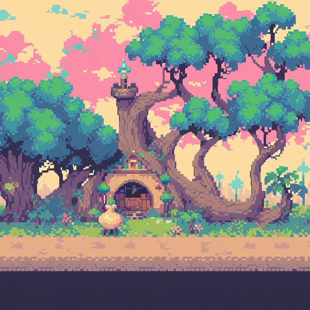 pixel art,pixelated,8-bit,retro game,vibrant colors,detailed sprites,retro style,pixel animation,low resolution
