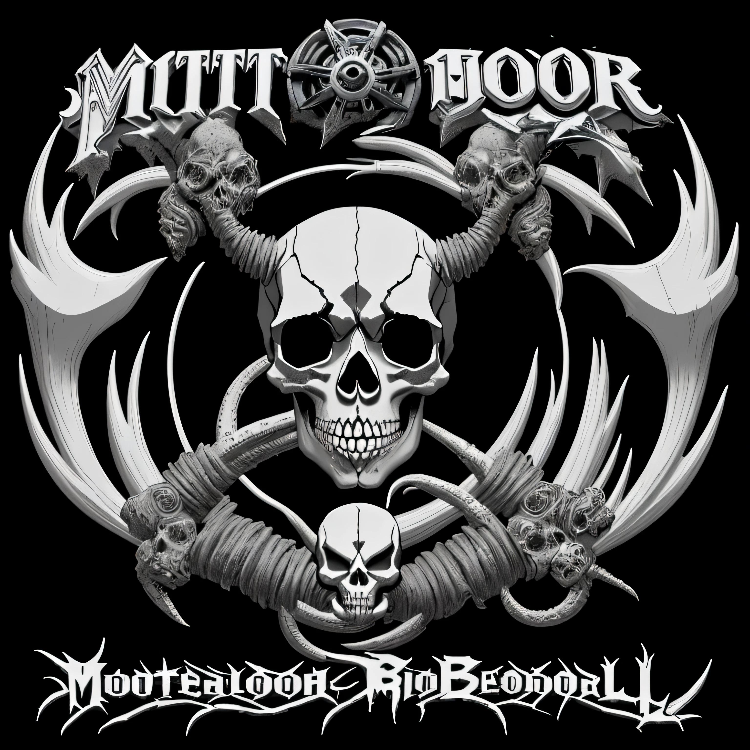 white text in gothic font written motorbreath