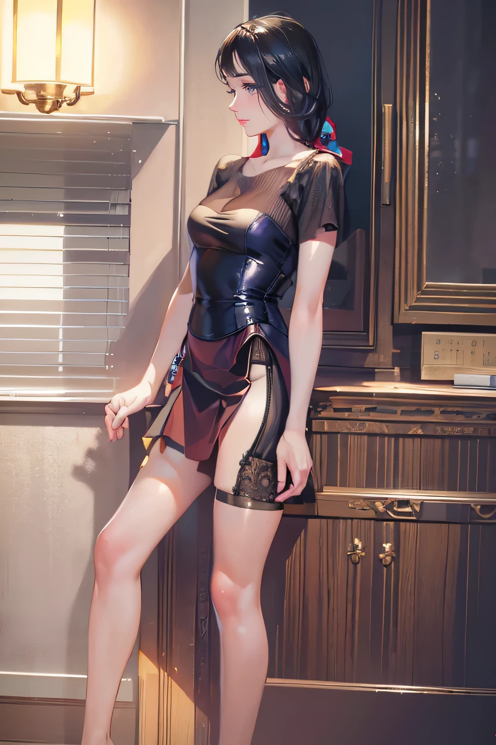 best quality,masterpiece,Very detailed,high resolution,4K,ultra high resolution,Detailed shadows,ultra Practical,Practical,Dramatic Lighting,1 girl,Solitary,Delicate face,Practical eyes,Practical skin,White Dress,Purple Hair,Dynamic poses, White lace dress