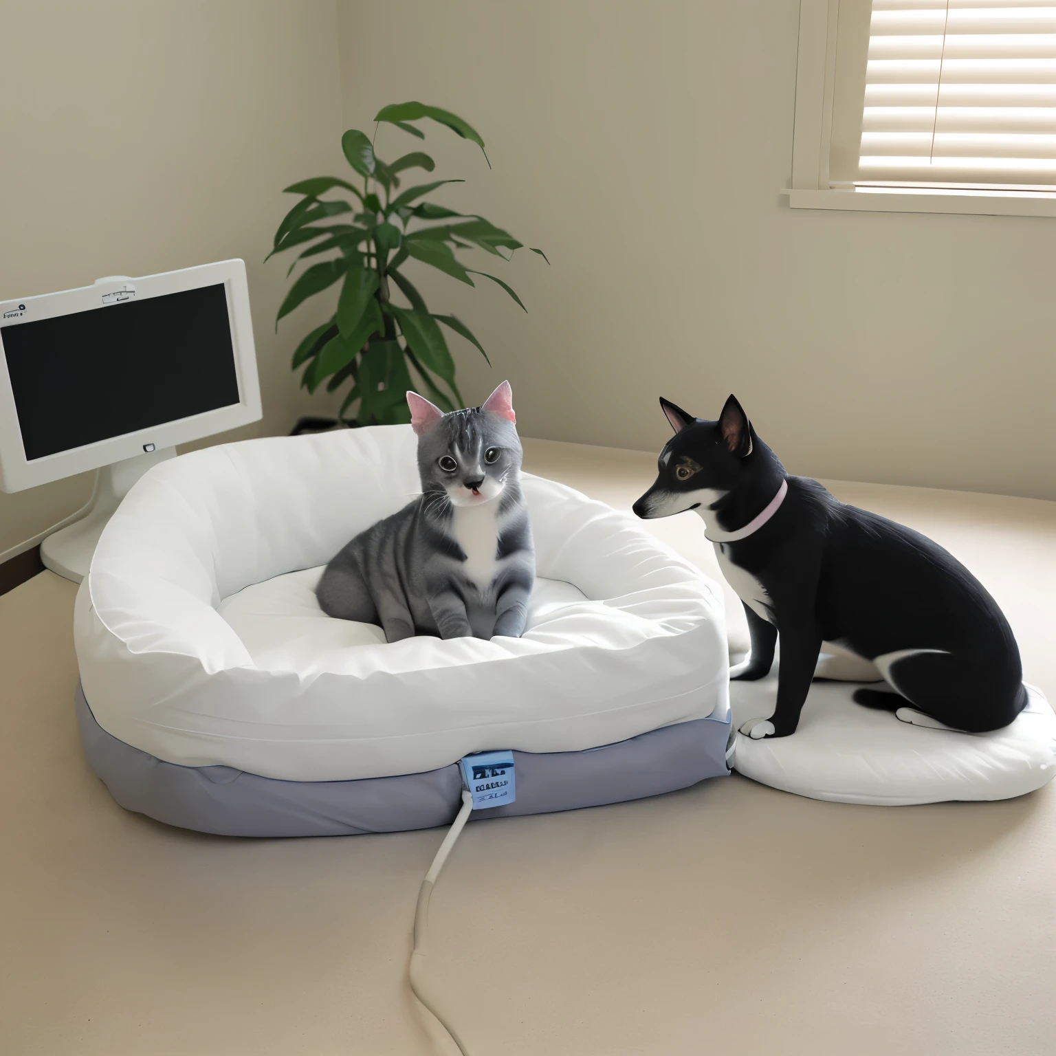 Pet Bed for PetsA bed for cats and dogsCan monitor the physical health of pets