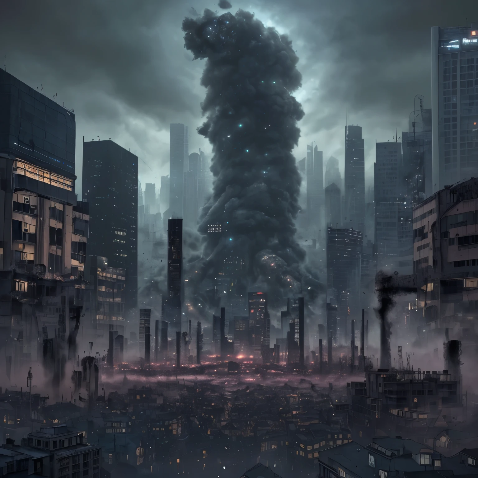 A city in chaos because of pandemic