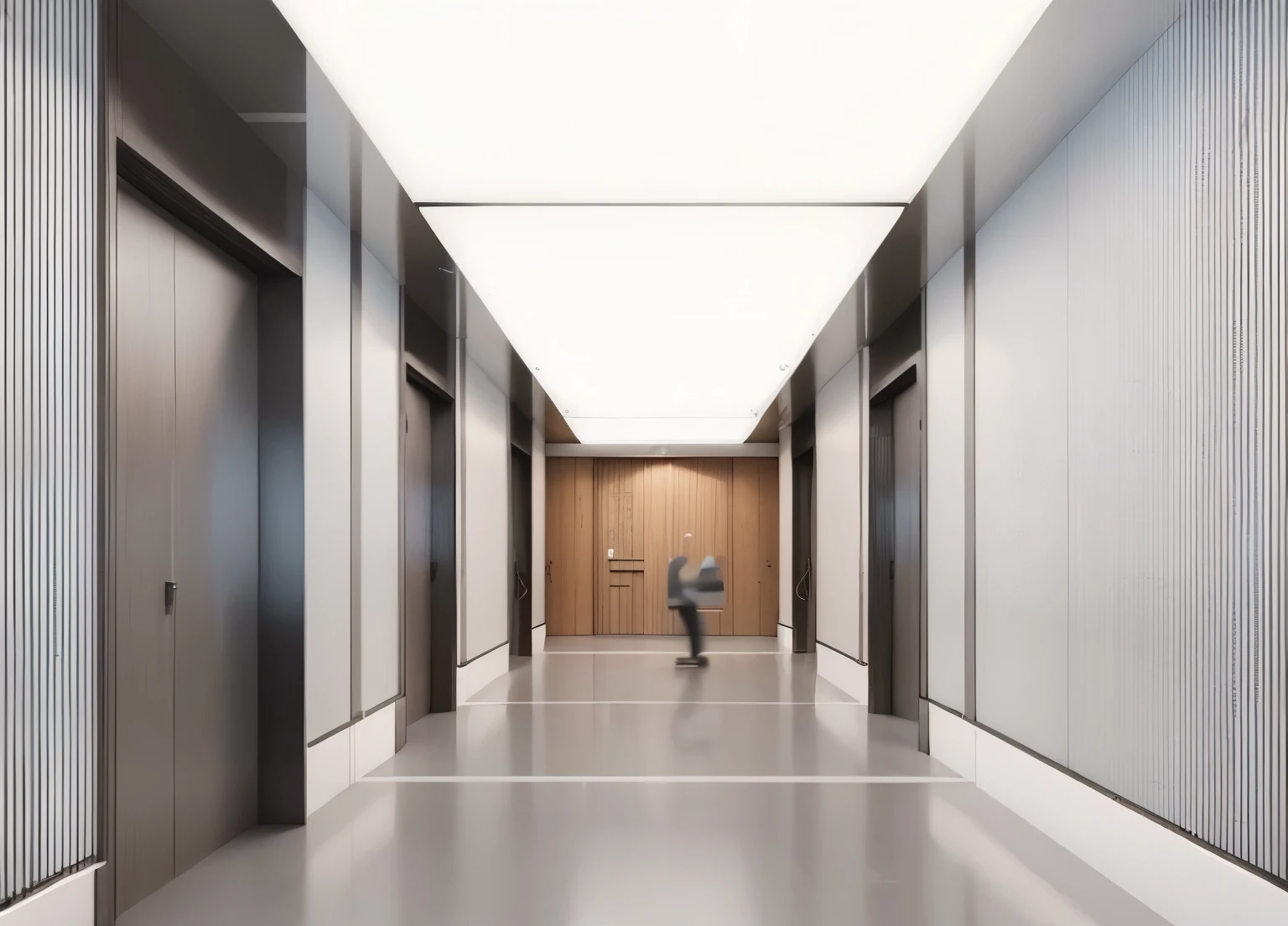 modern style,Traditional Chinese Medicine Culture,wooden material,Metal Material,glass material,Hospital elevator room,Ma Yansong feels