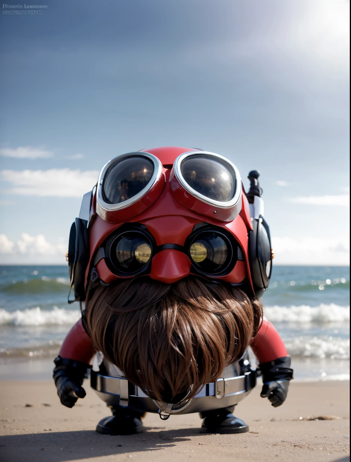 Plongeur dans la mer