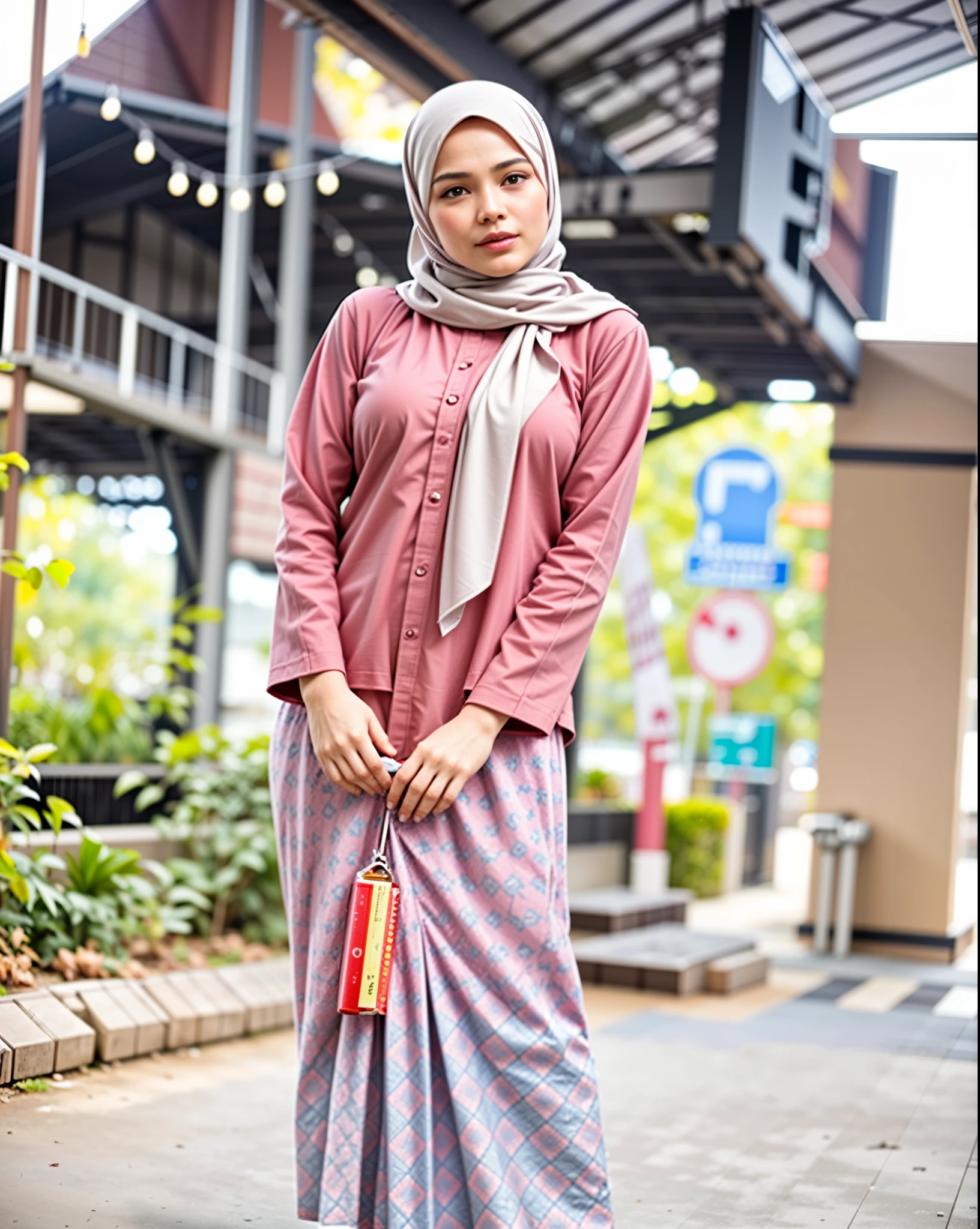 masterpiece, (ultra-high-definition portrait, vignet:1.4), Realistic, extremely detailed, CG unified, 8k, Clean lines, highly detailed, High-definition, raw color photos, Realistic portrait, Cinematic Light, Beautiful detailed, (1hijabgirl, indonesian:1.5), (165cm tall, big breasts with lips like she wants to kiss:1.5), Beautiful big breasts, breasts details, very tight, (Biggorgeous breast, Glance side eye:1.5), (Soft smiling, Big Breast:1.4), Close up of a girl in Beautiful clothes with errected nipple, biggorgeous breast, Smiling, scarf, (Bombastic Side Eyes with curvaceous body:2), pose 4 of 1 6, Undress, No bra, (nipples that are clearly sticking out detail:1.2), Outdoors, high intricate detailed.