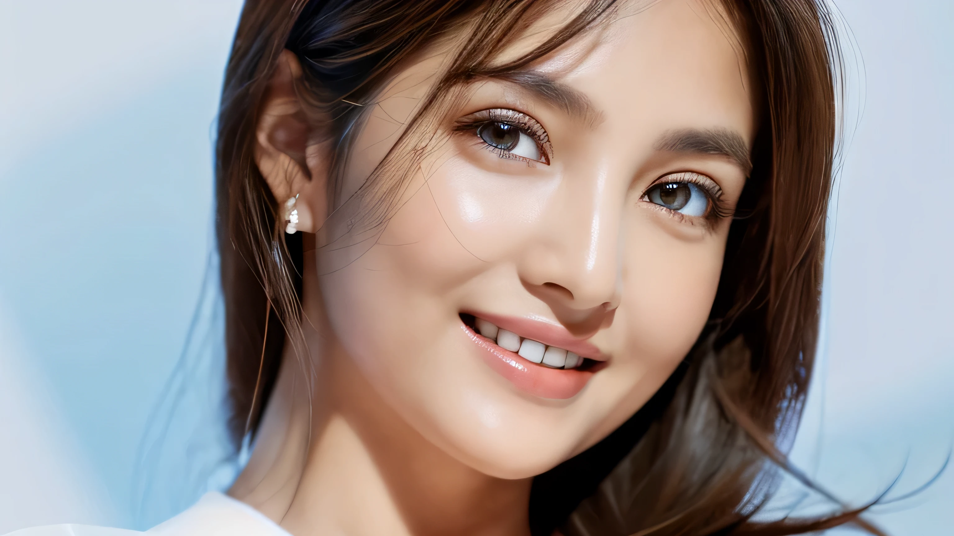 (masterpiece:1.3), high resolution, ultra detailed, extremely detailed CG unity 8k wallpaper, realistic, photo-realistic, RAW photo, beautiful detailed face, pale skin, realistic glistening skin, detailed cloth texture, detailed hair texture, Perfect body, Beautiful Face, accurate, Anatomically correct, Highly detailed face and skin texture, natural neck length, (beautiful hands), (fair skin:1.2), Thin legs, Thin feet, Detailed eyes, symmetric eyes, Light Brown eyes, Double eyelids, Thin eyebrows, (Glossy lips:1.4), ((gently smile:1.2)), (blush:1.1),latin america miss universe,White blouses with emblem、Blue tie、Plaid miniskirt:1.4,fullbody shot、((full figure supermodel standing, entire body in frame))