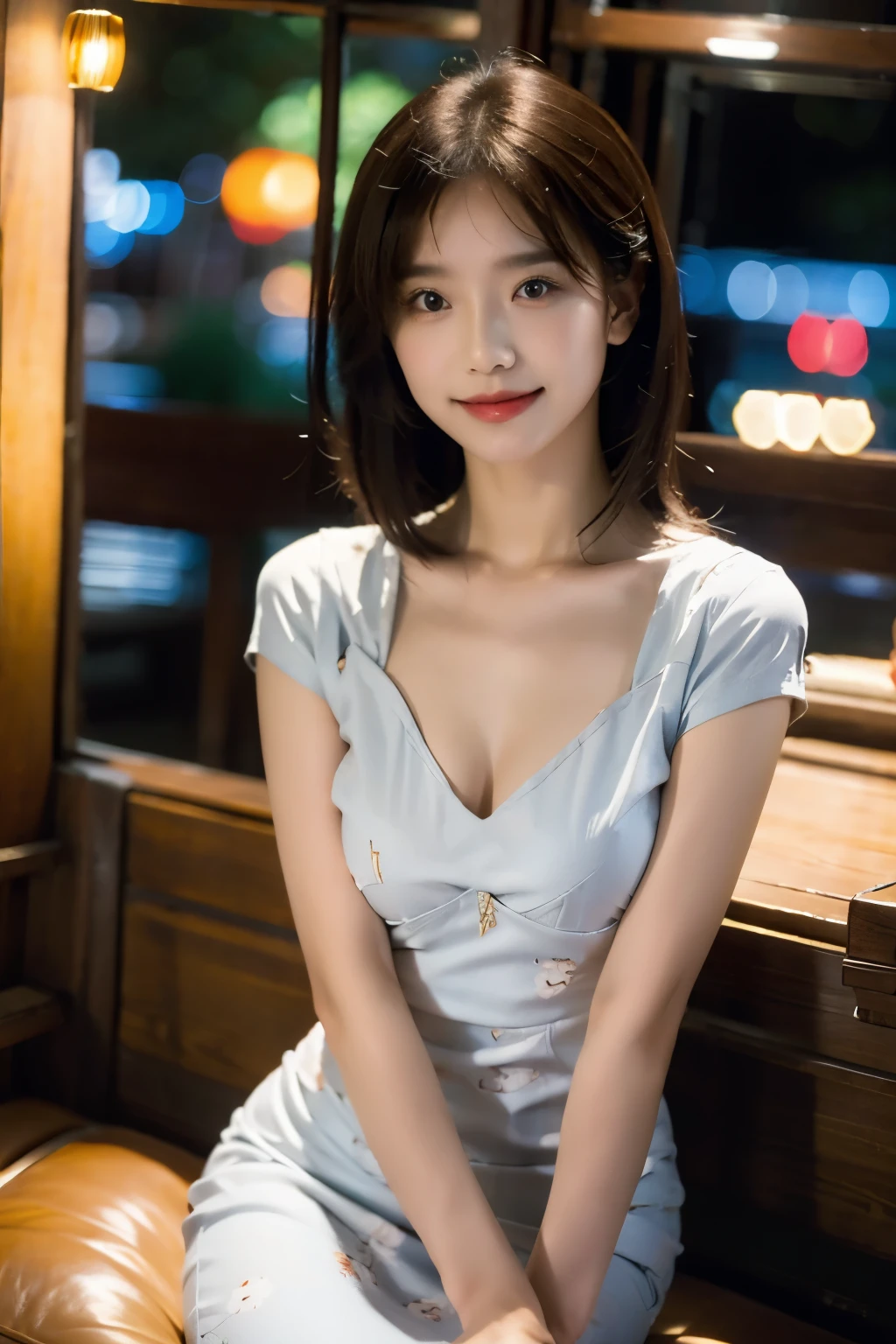 masterpiece、high resolution、China dress 、Chinese service、((small breasts 1:1.3))、((small breasts))、(A cup bust)、((small tits:1.3))、Elegant and beautiful texture、RAW photo、16K、(Bokeh:1.3)、
35 years old、Japanese、beautiful face、(bright smile:1.1)、juicy lips 、Super detailed、High resolution、one girl、Full body Esbian