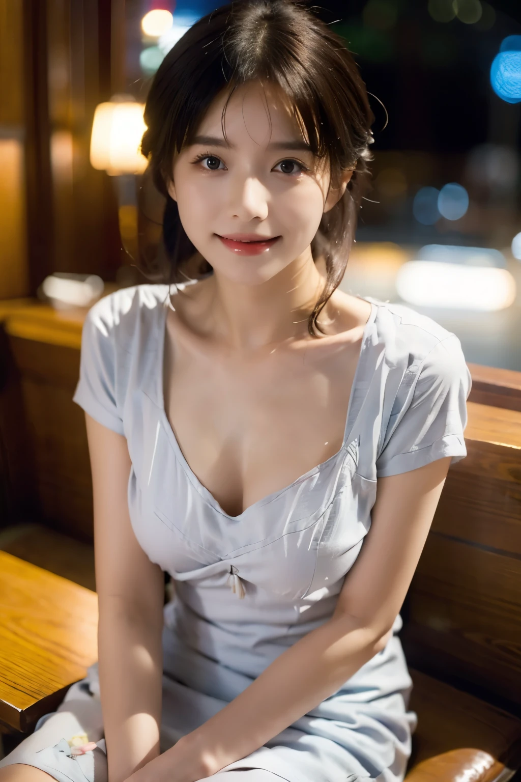 masterpiece、high resolution、China dress 、Chinese service、((small breasts 1:1.3))、((small breasts))、(A cup bust)、((small tits:1.3))、Elegant and beautiful texture、RAW photo、16K、(Bokeh:1.3)、
35 years old、Japanese、beautiful face、（bright smile：1.1）、juicy lips 、Super detailed、High resolution、one girl、Full body Esbian