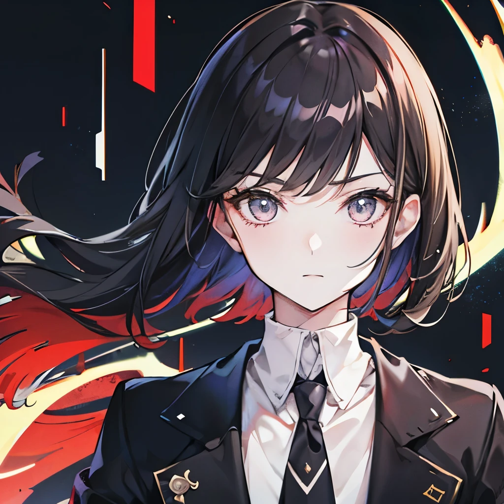 Asian brunette girl, dark eyes, white turtleneck, brown trousers, dark academy aesthetic, magician