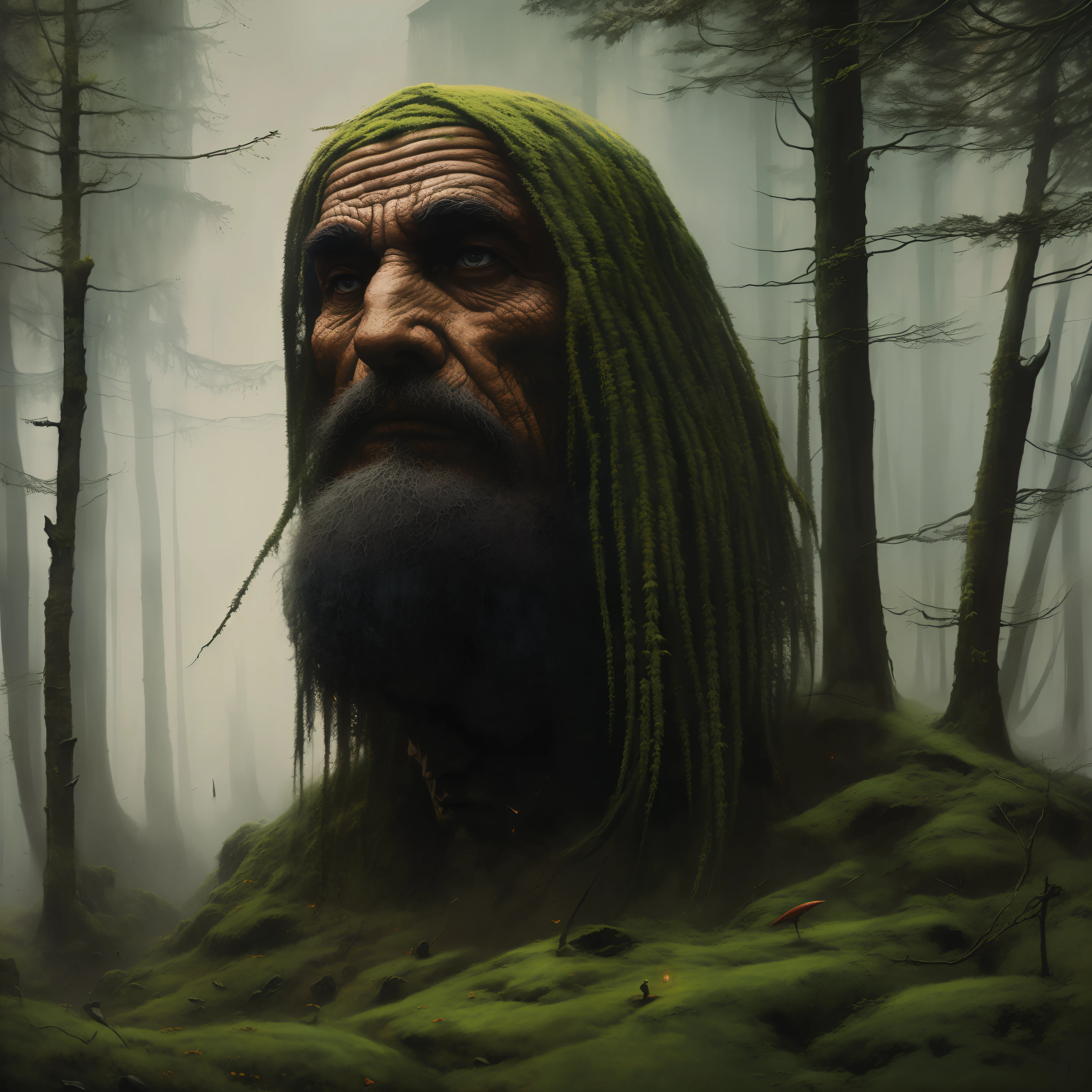 character (by Zdzislaw Beksinski-by Esao Andrews)